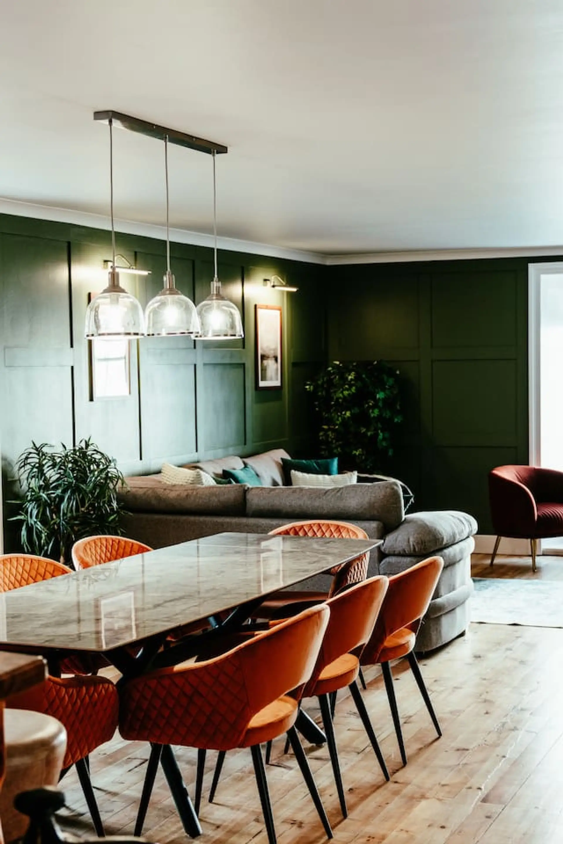 Living and dining space