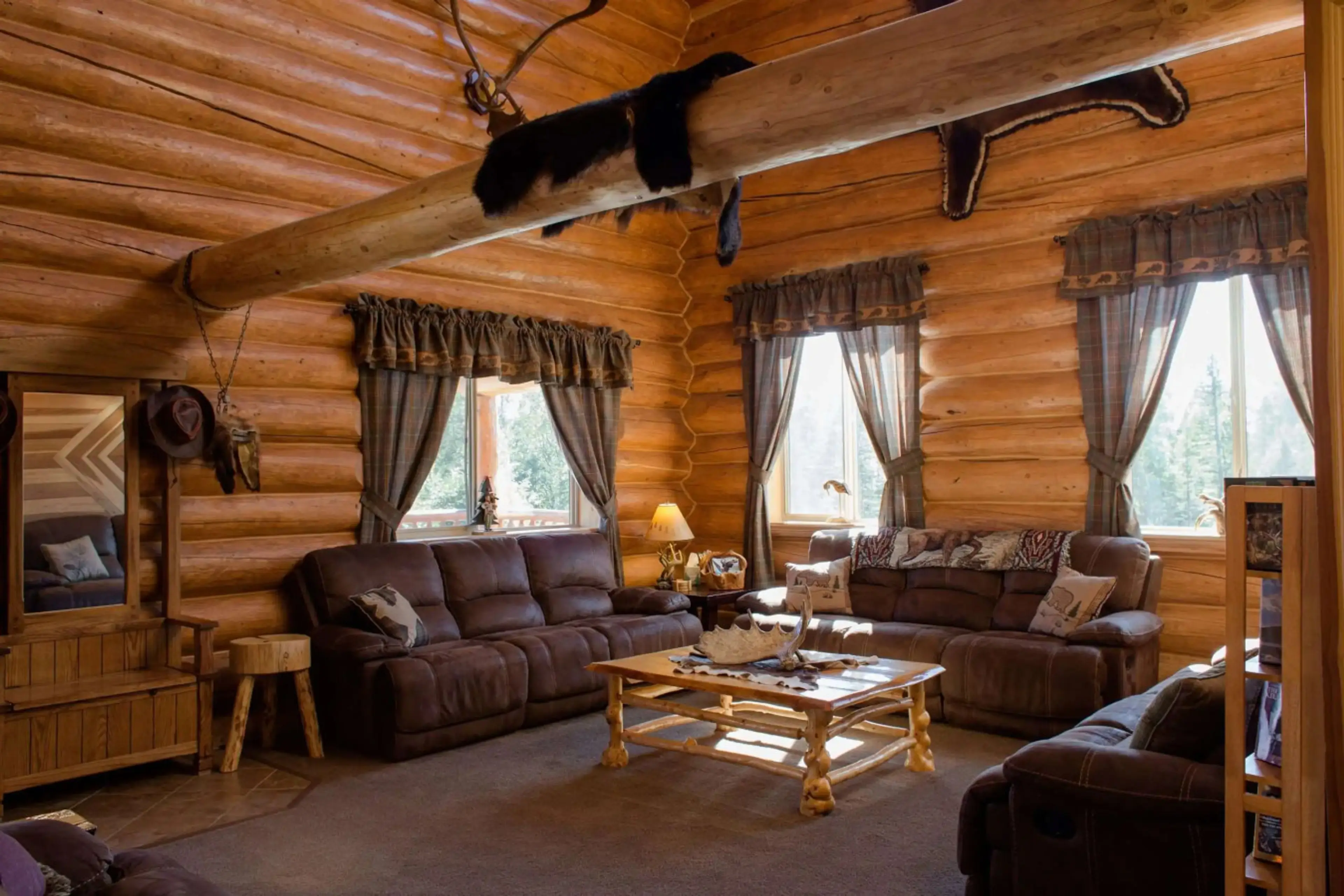 Relax in the living room.