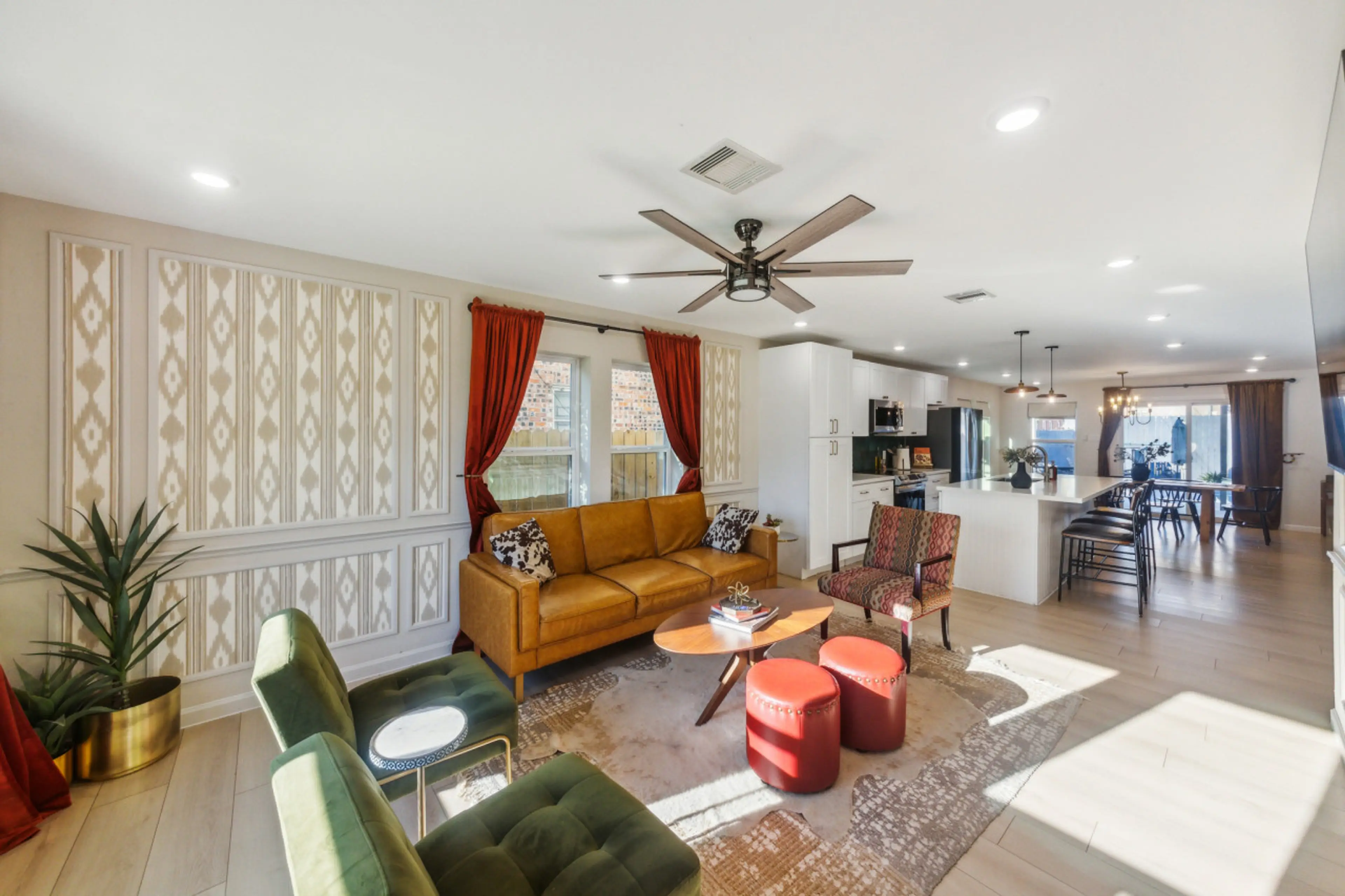 Bright, stylish and made for gathering - welcome to your home away from home. (Downstairs unit)