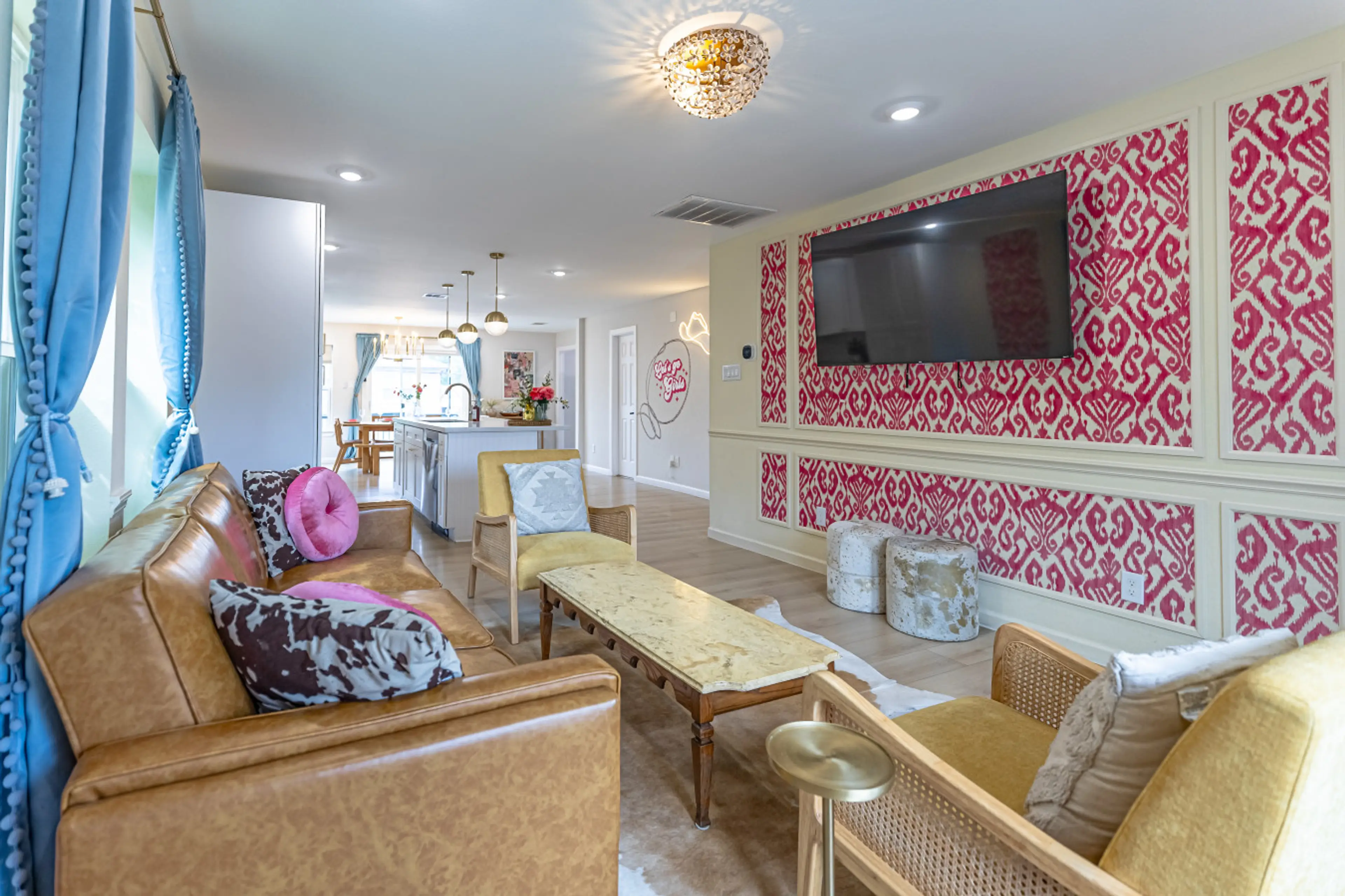 Sink into the sofa on the 2nd floor living room, flip on the TV, and let the open layout invite everyone to gather.