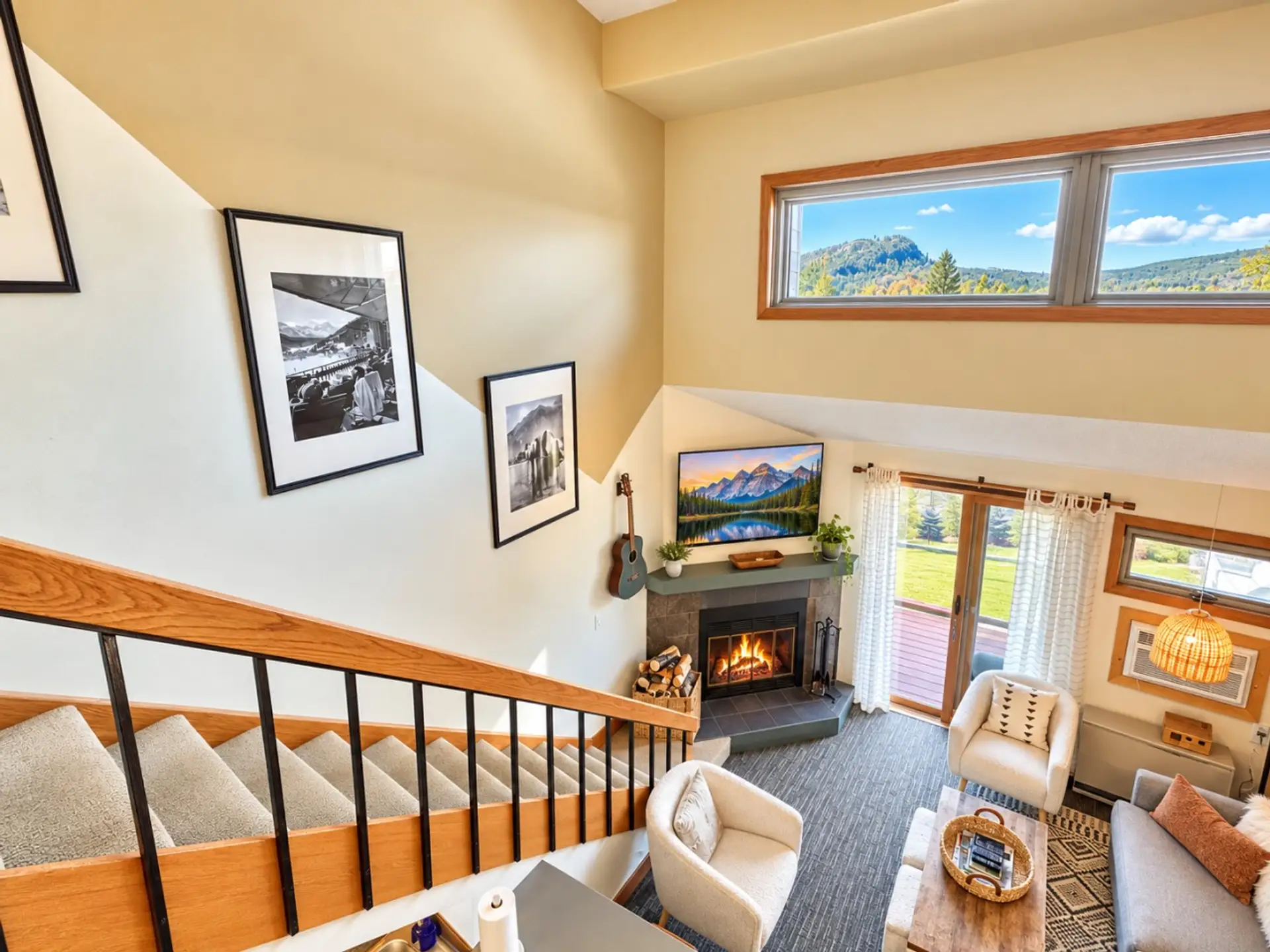 Loft view of Moose Mountain