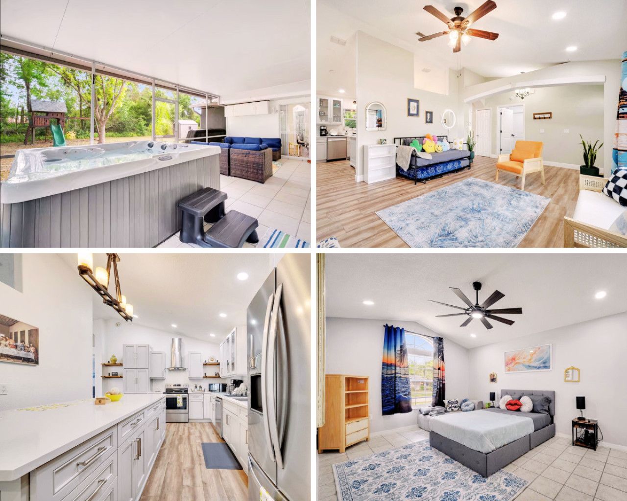 Spacious entire house with hot tub — booked on palmhosts.com