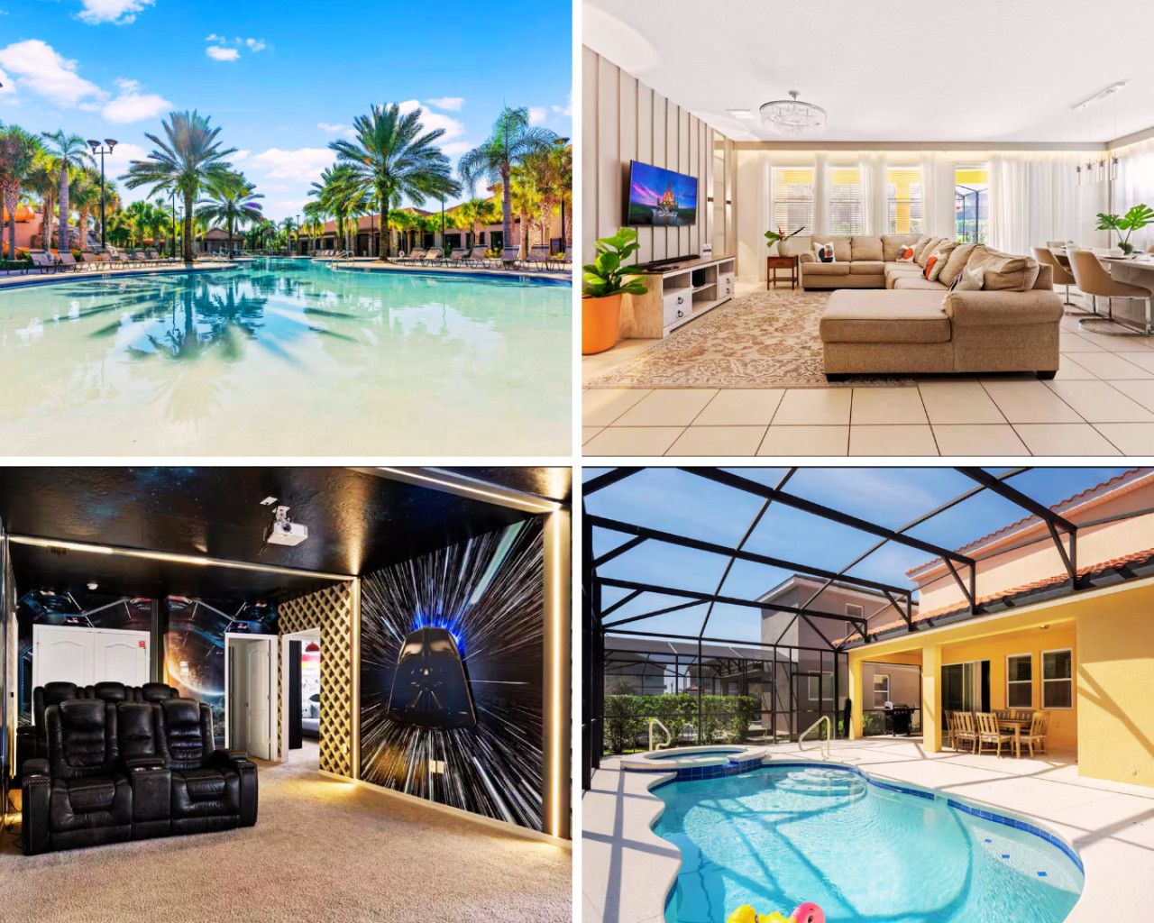 6BR private pool with home theater — booked on palmhosts.com