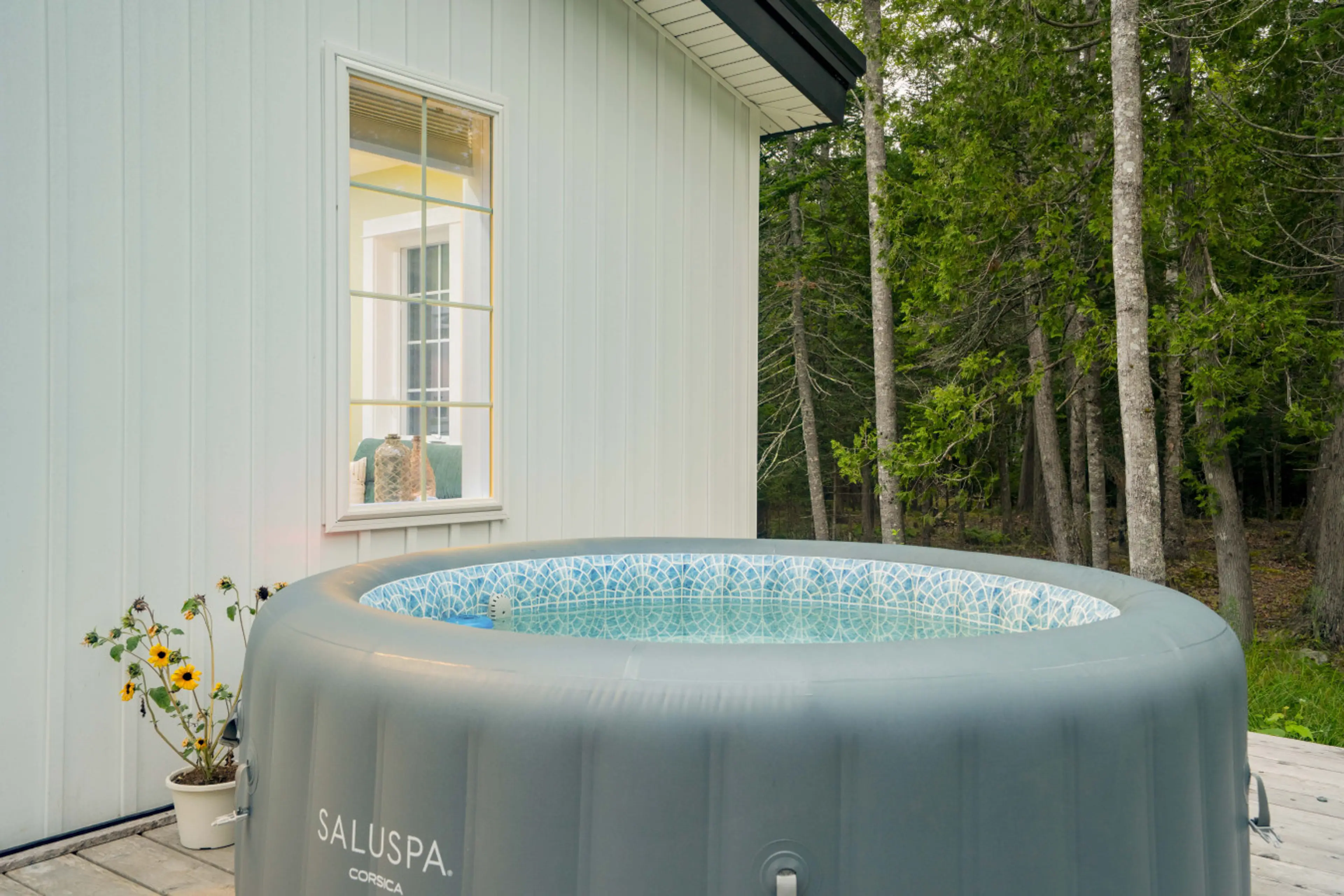 Enjoy a private soak
