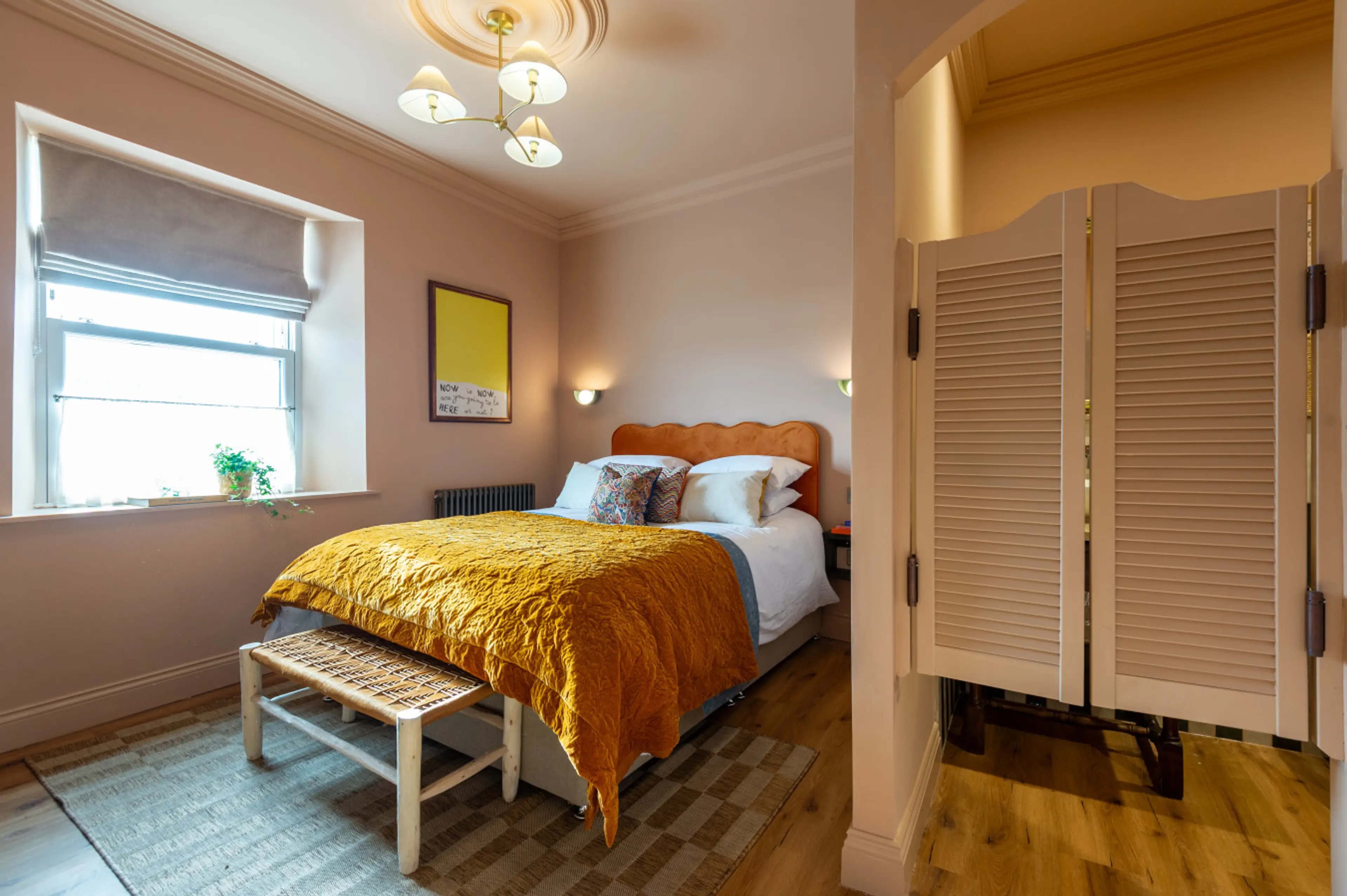 right and airy, Bedroom Four boasts stunning sea views and a relaxing coastal vibe.