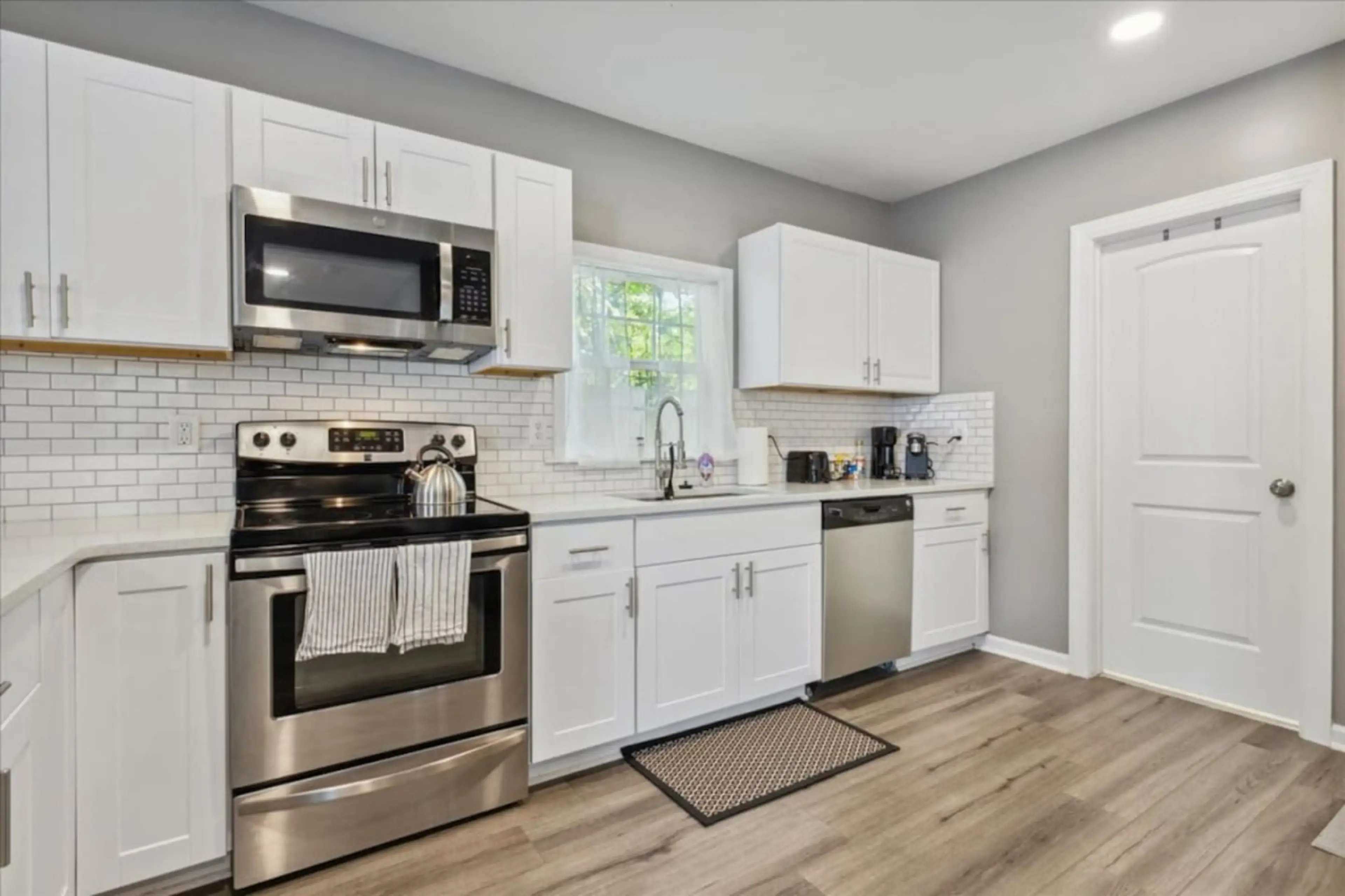 The spacious kitchen offers everything you could need for your extended stay!