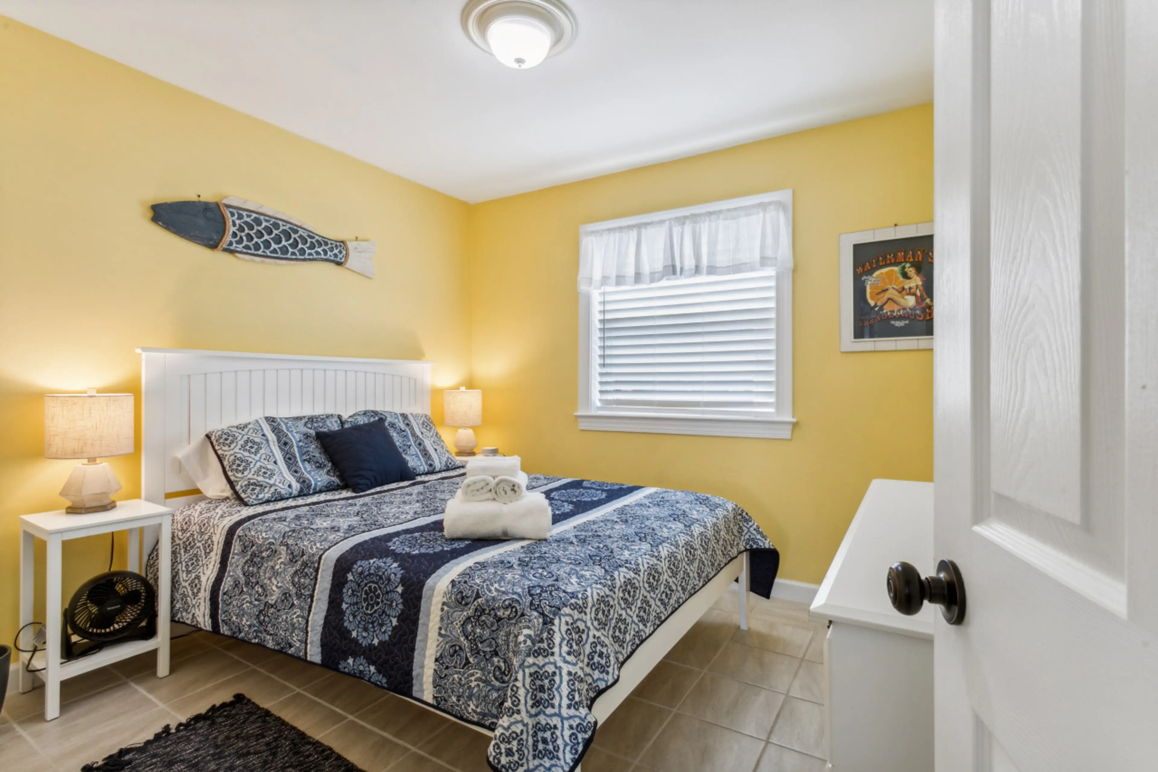 Enjoy our queen bedroom - so comfortable and spacious!