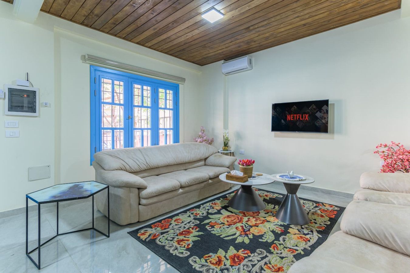 Living room at Casa Serena, a 2-bedroom apartment in Batroun, Lebanon