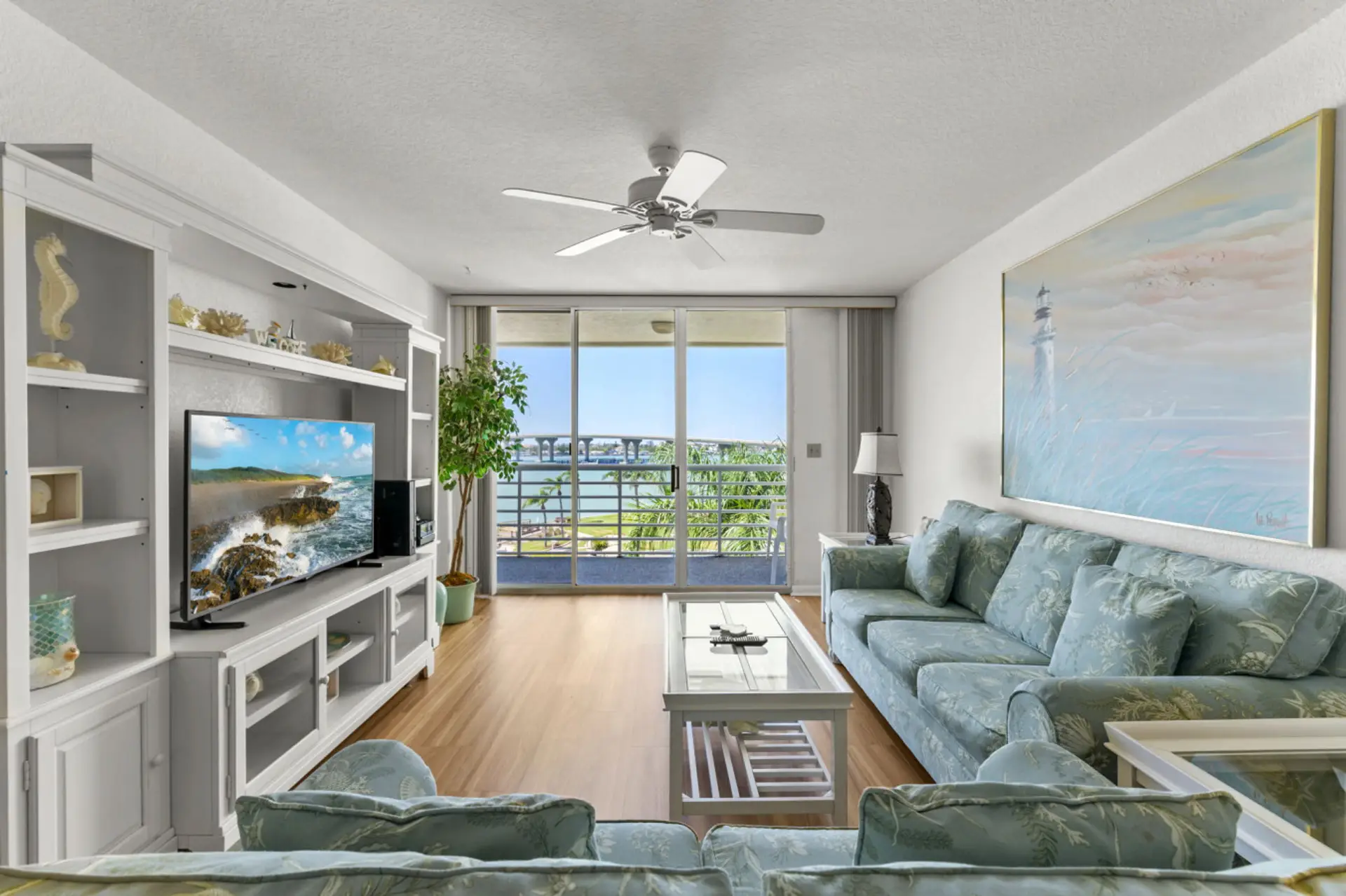 Living Area with Entertainment Center