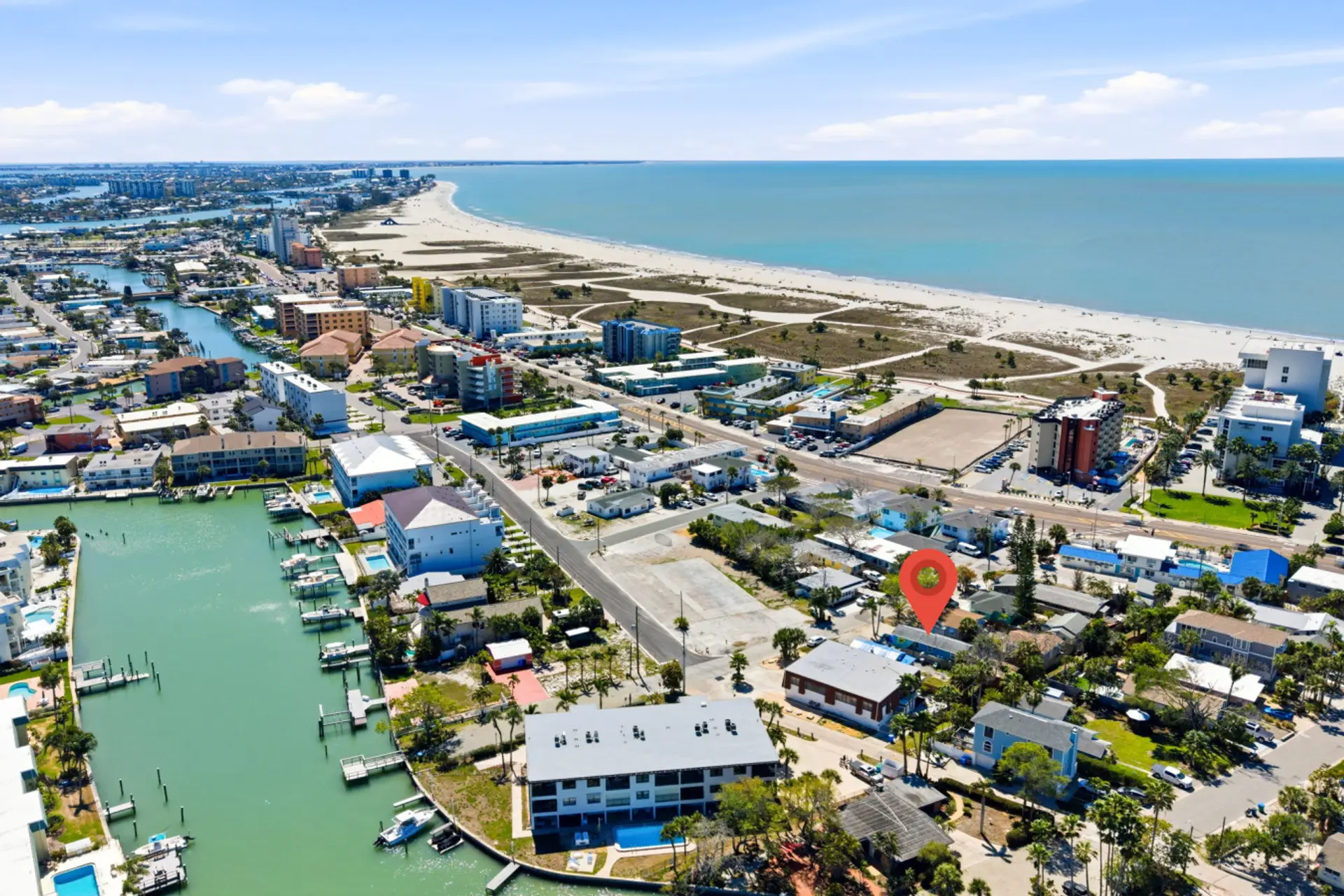 Aerial View of Treasure Island