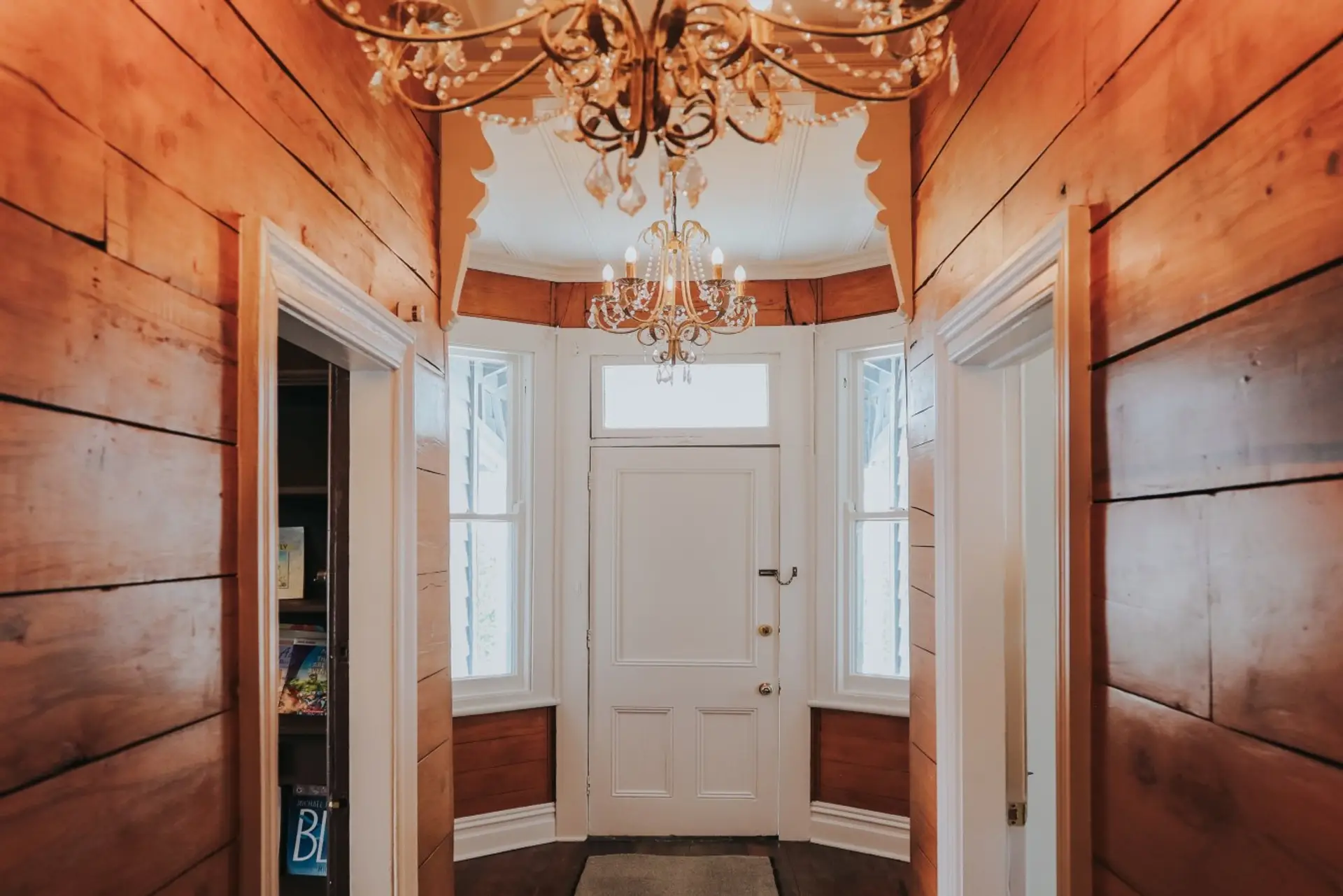 Original timber entrance hall