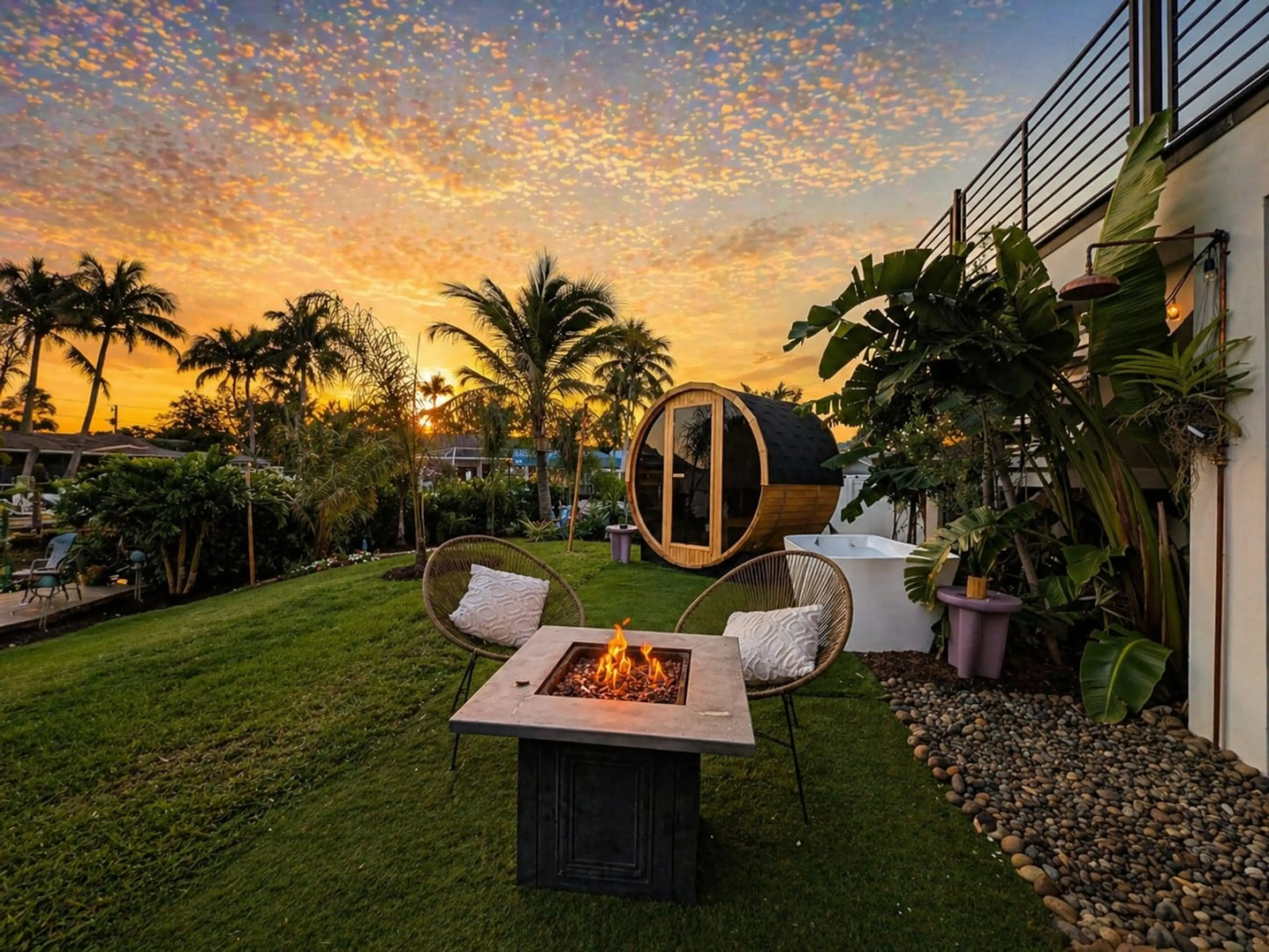 Stunning times to be had. You will feel like you are in a spa.