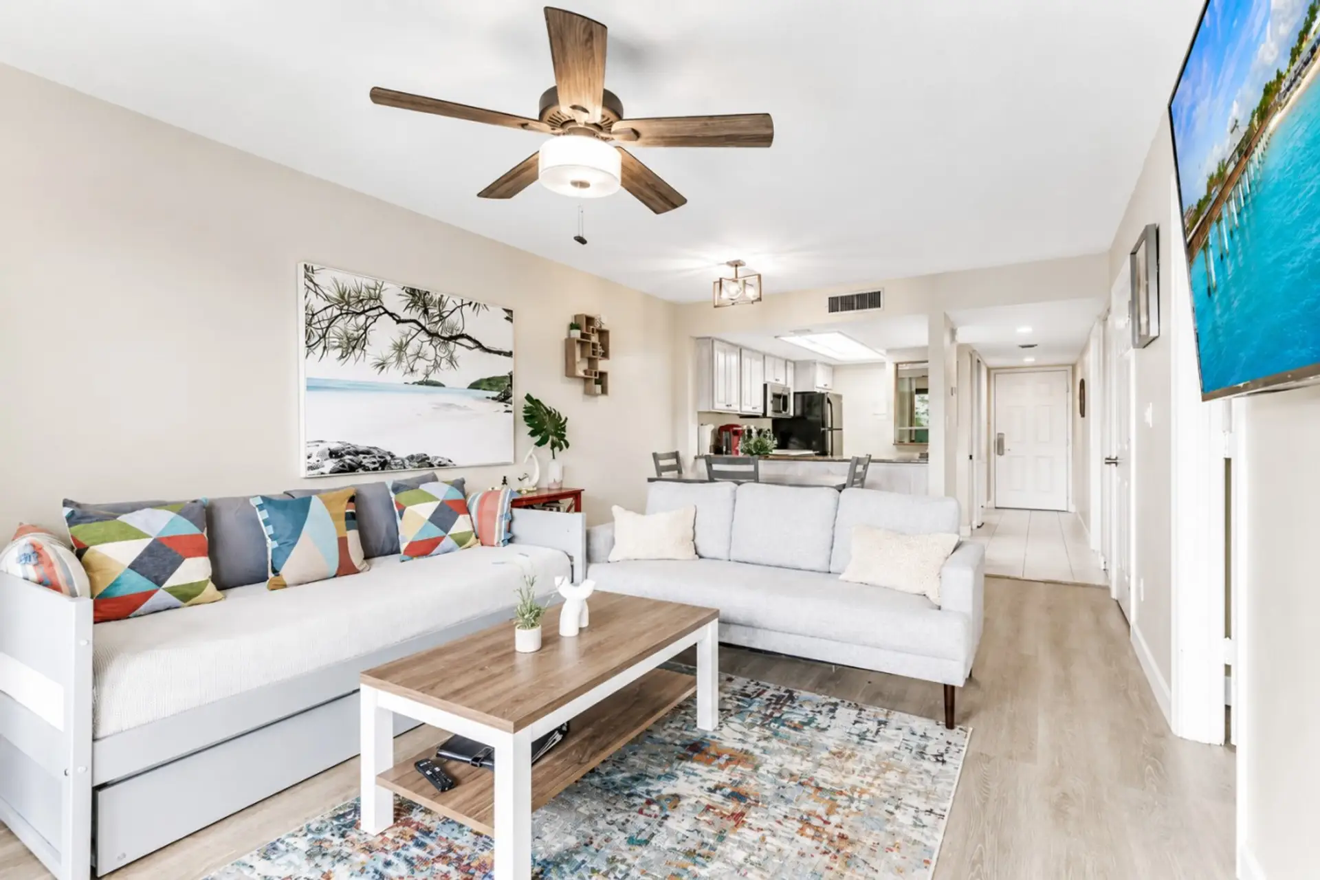 Clean, Modern & stylish. Remodel completed in October 2024.