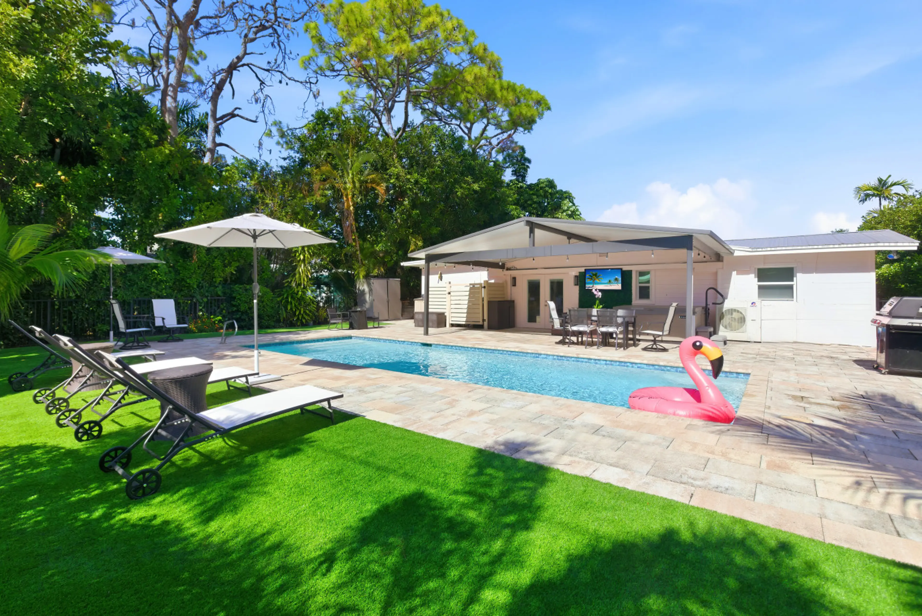 Time to relax after a long day at the beach.