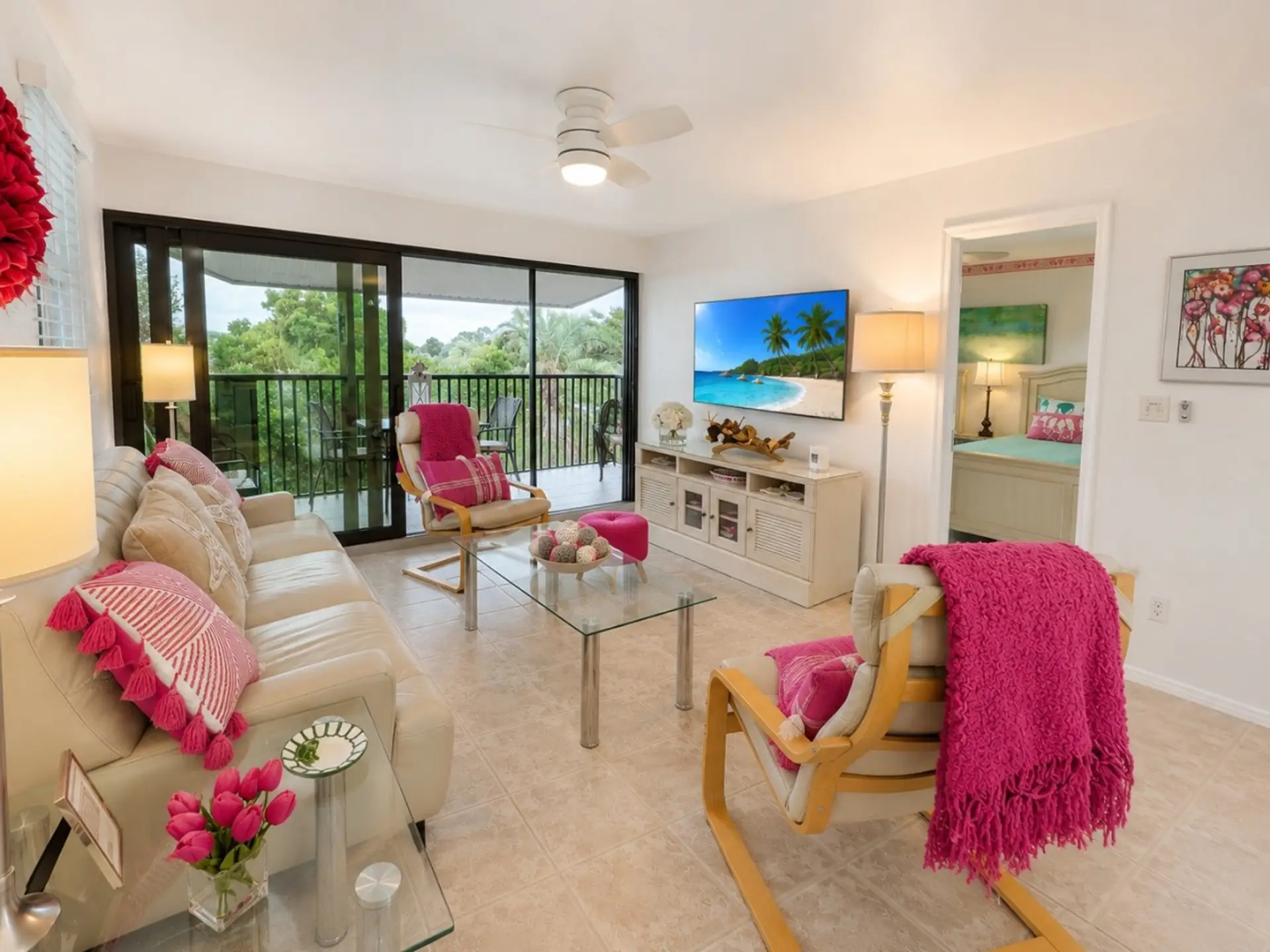 Relax in comfort, Slider doors are Hurricane proof and noise canceling.