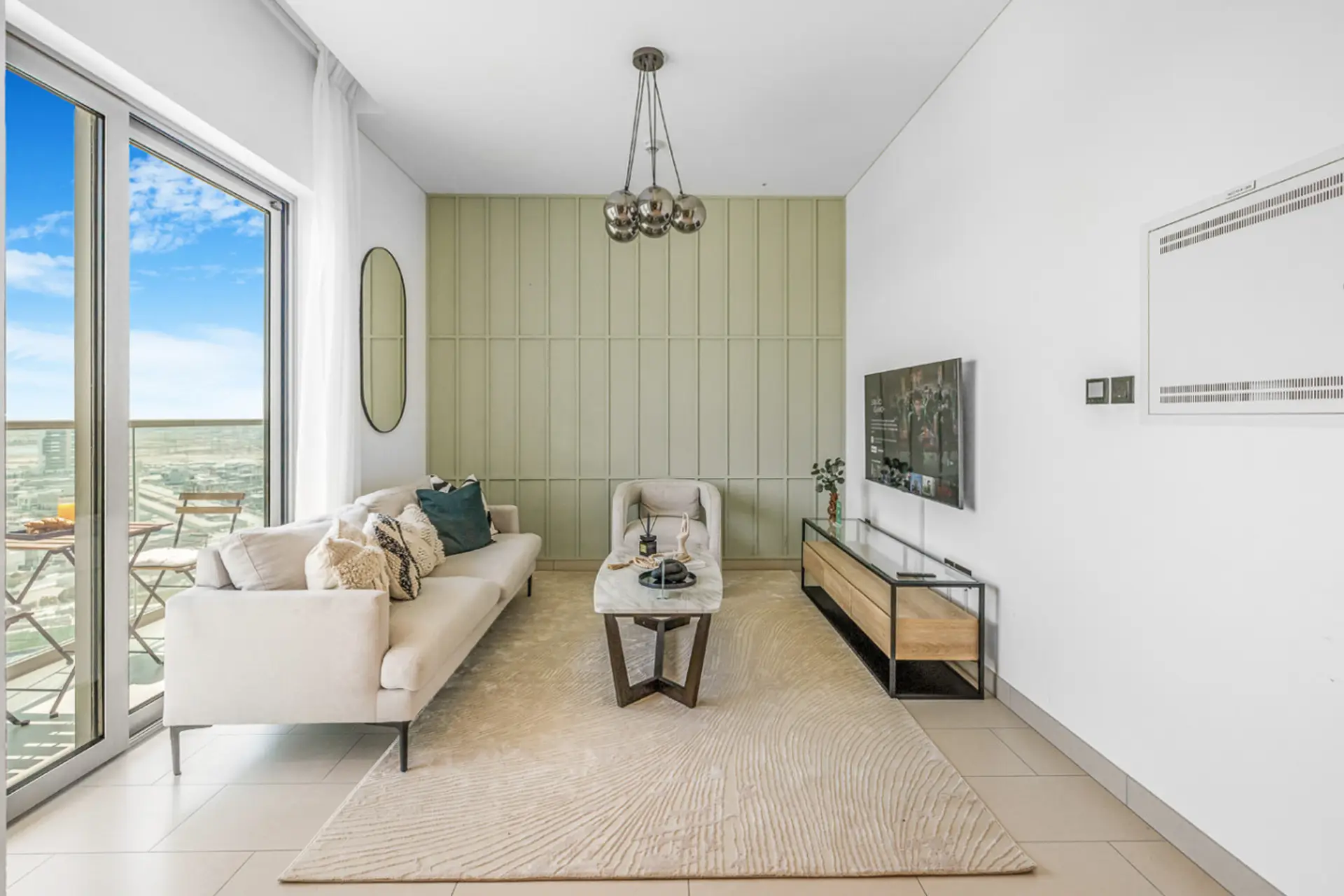 A bright and inviting living room designed for comfort and relaxation.