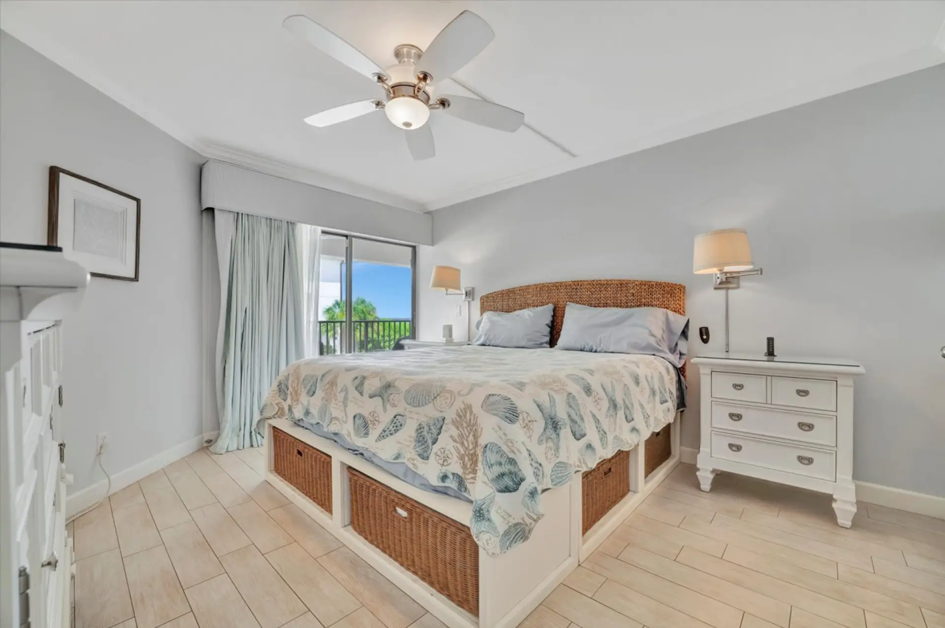Large Master Bedroom with King and smart TV