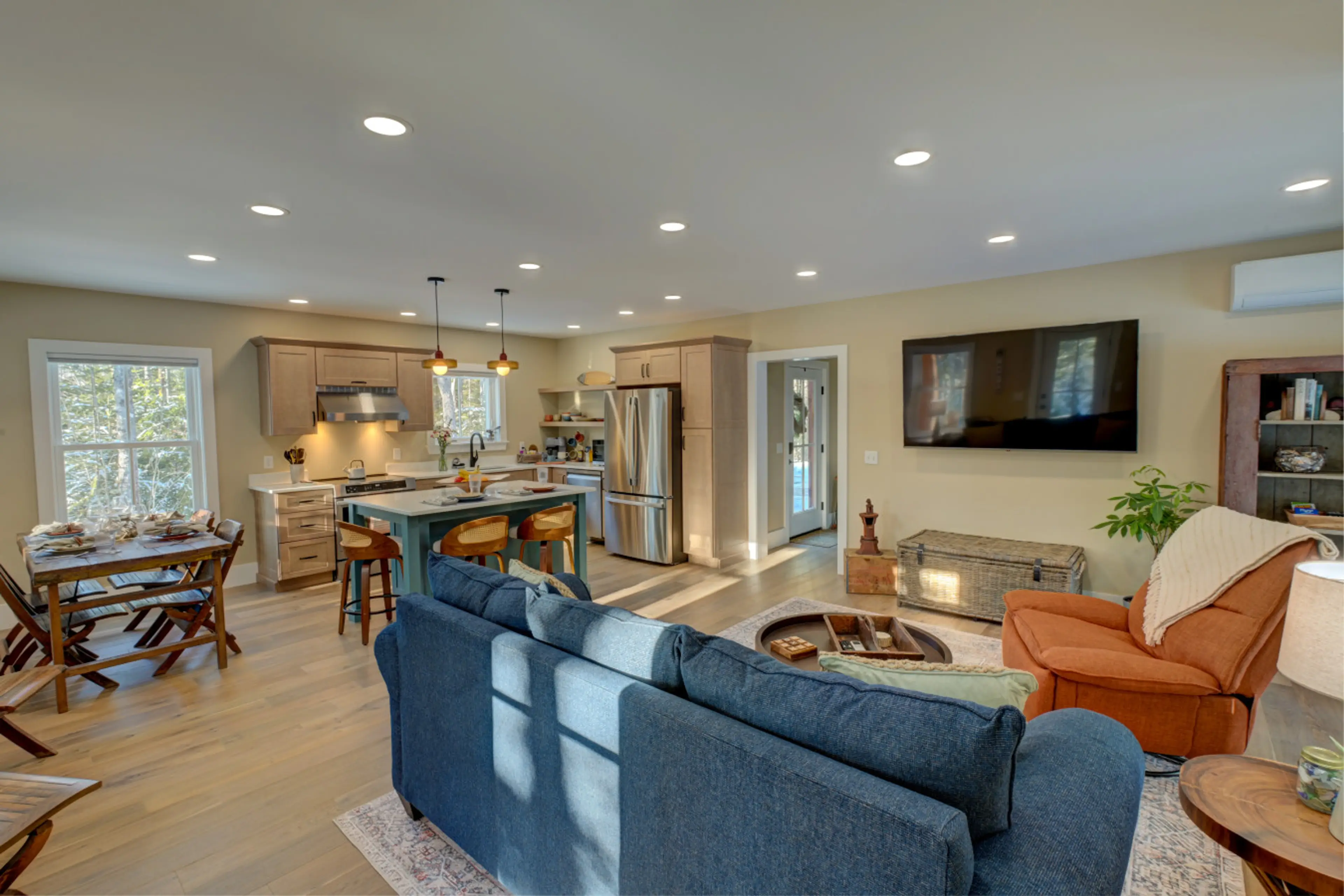 Spacious, open concept living.