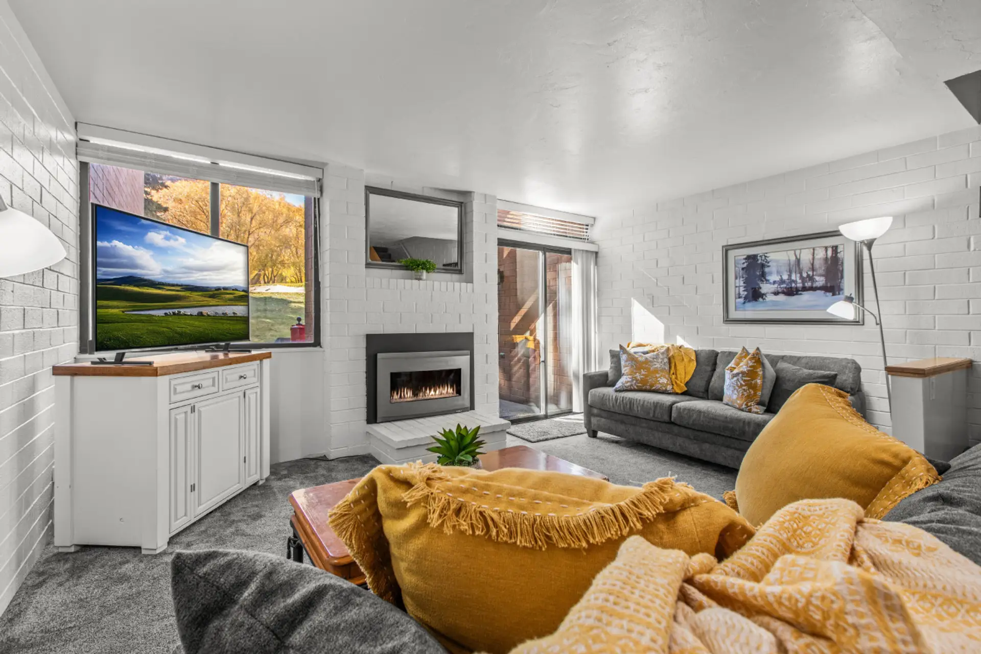 Welcome to our cozy Park Ave Condo looking over the Park City Golf Course and Nordic Ski Track-Pending snow totals ski back to the condo using the nordic course