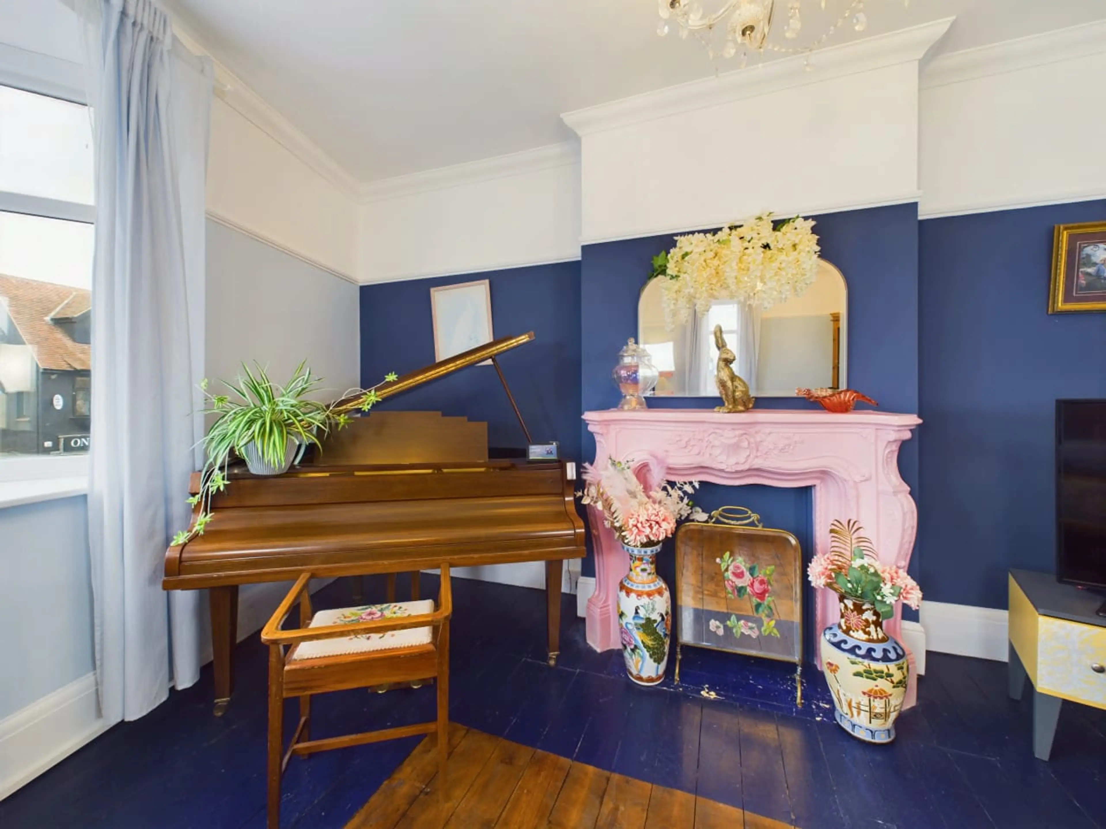 Living Room with Piano