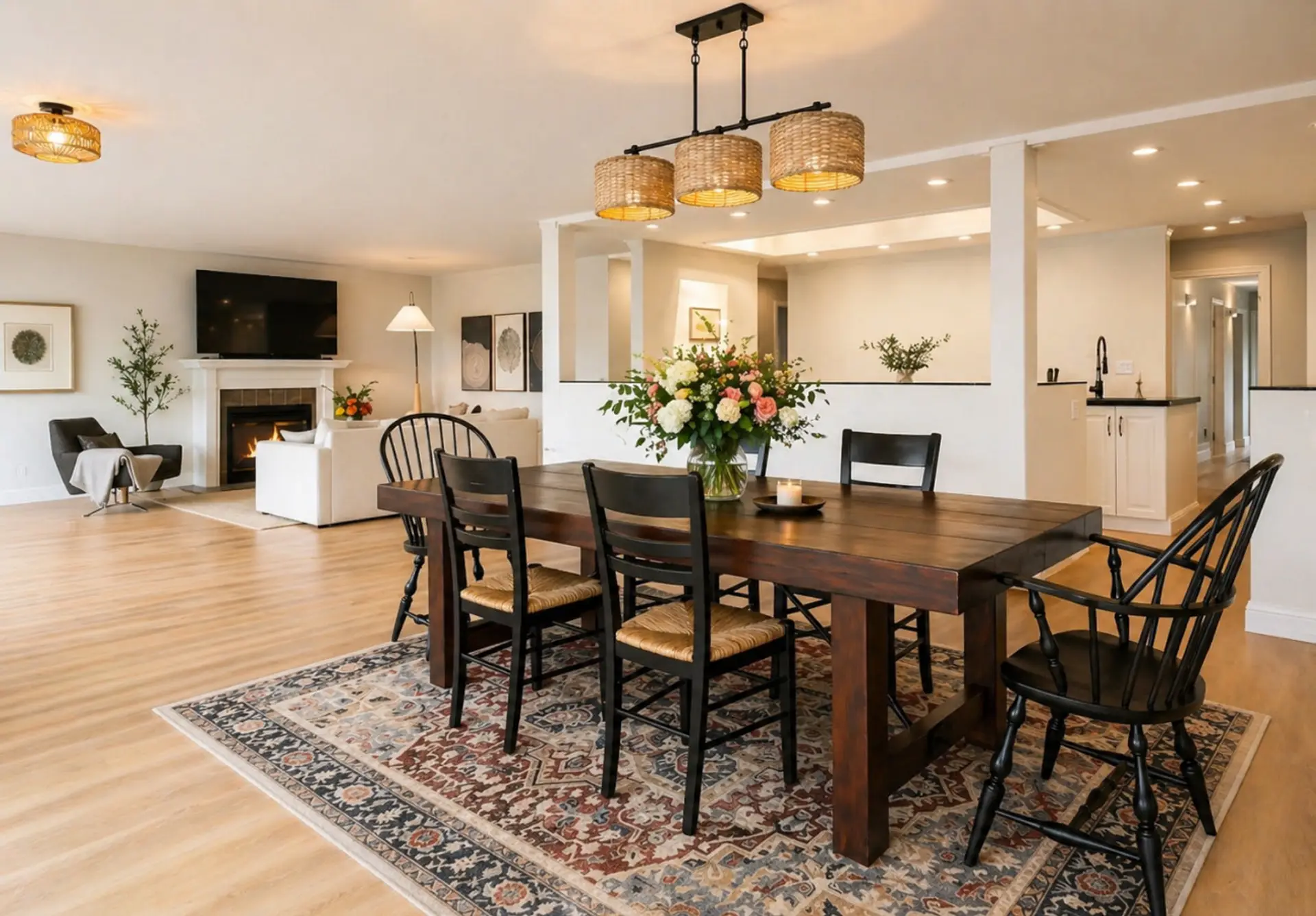 Open Dining Area with Natural Light & Relaxed Atmosphere