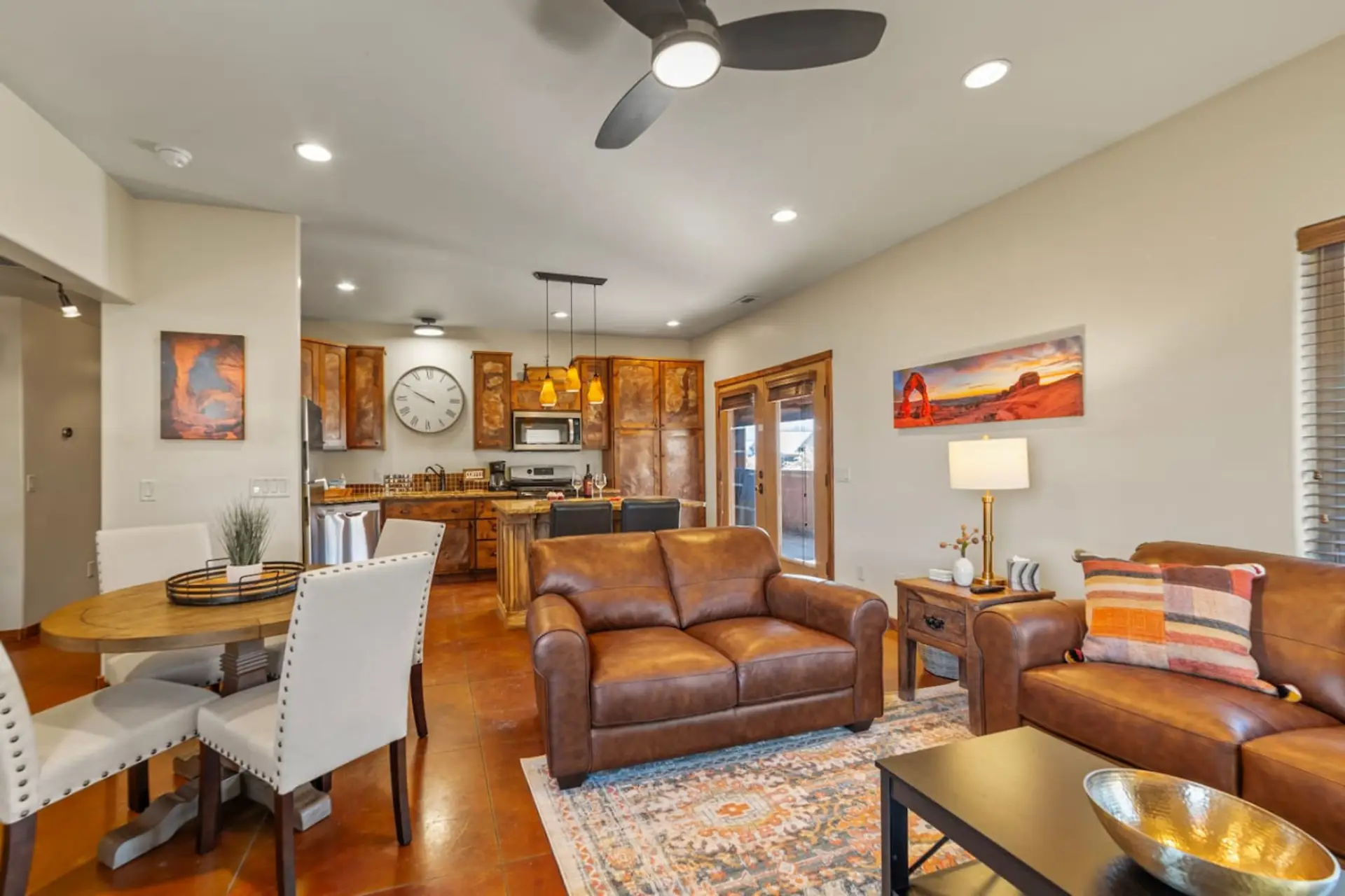 Living Room & Dining