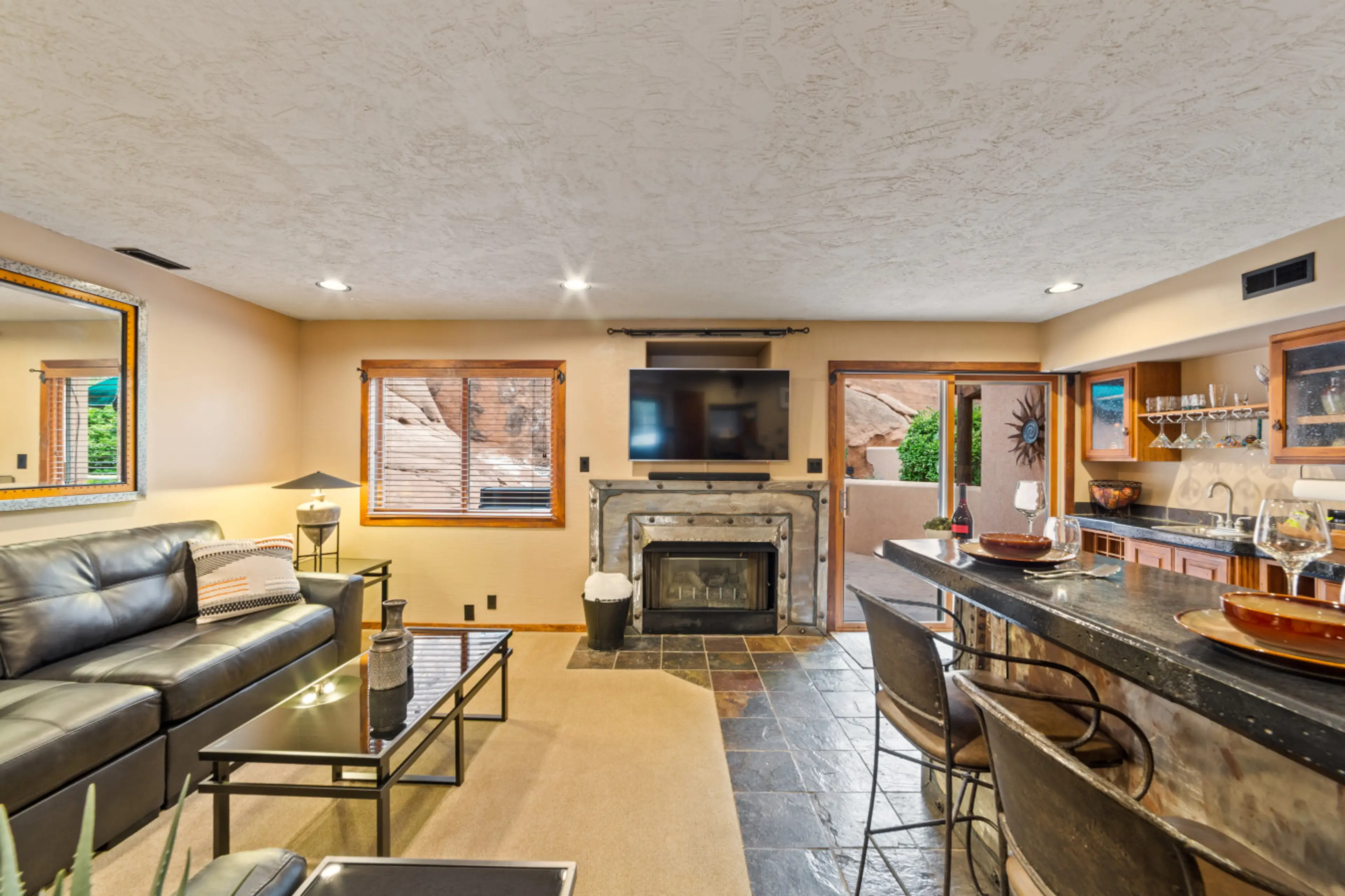Living Room & Kitchen