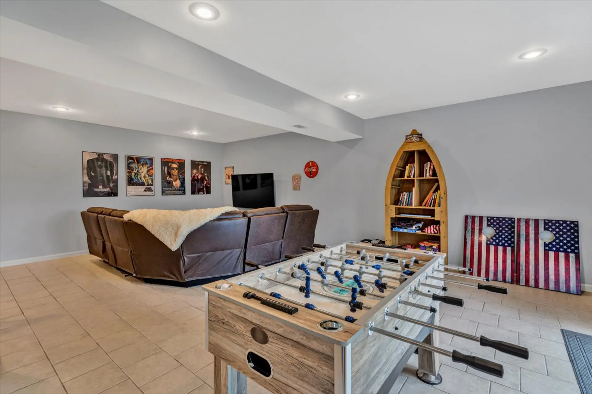 Get busy in the game room for indoor entertainment