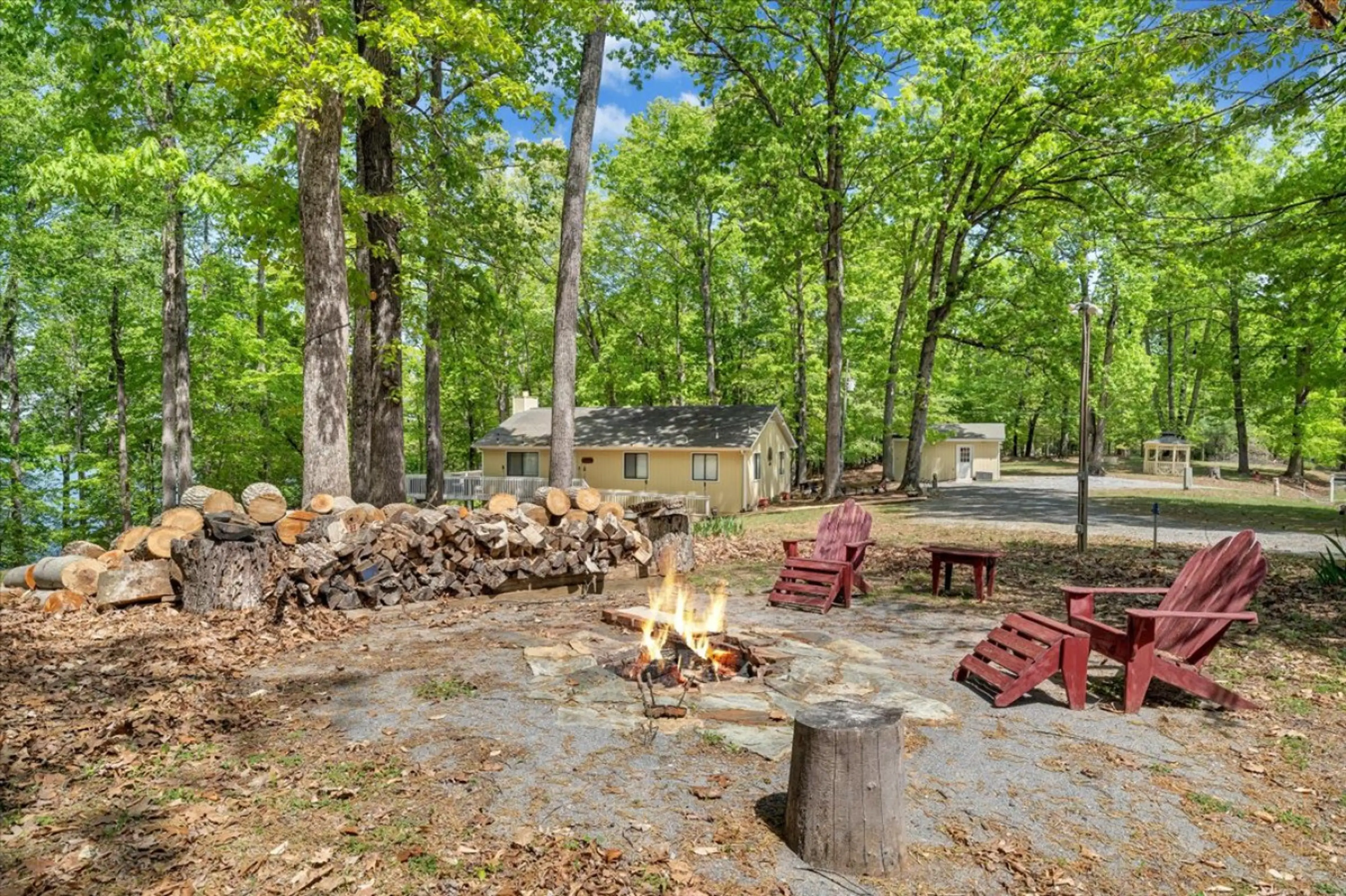 Gather around the fire pit for cozy evenings and warm conversations under the stars.