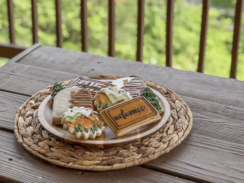 Welcome treats waiting for guests