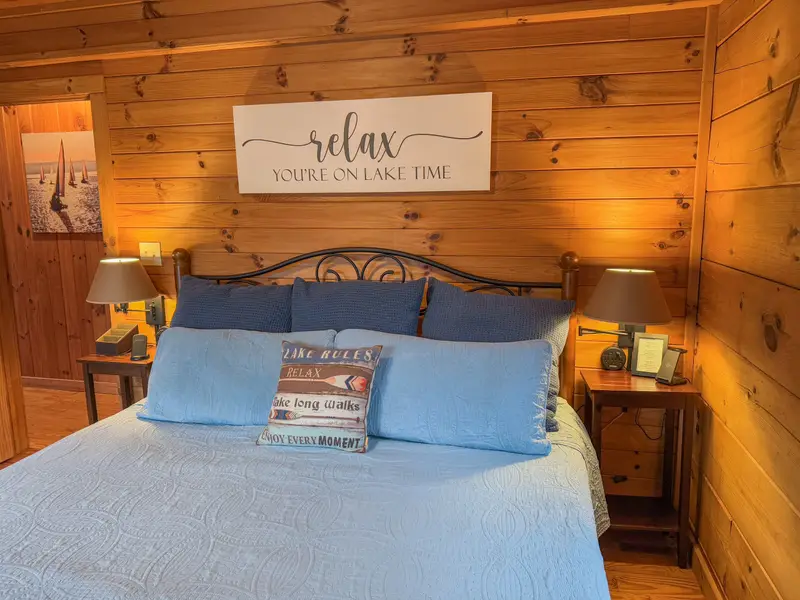 Main-level primary king bedroom