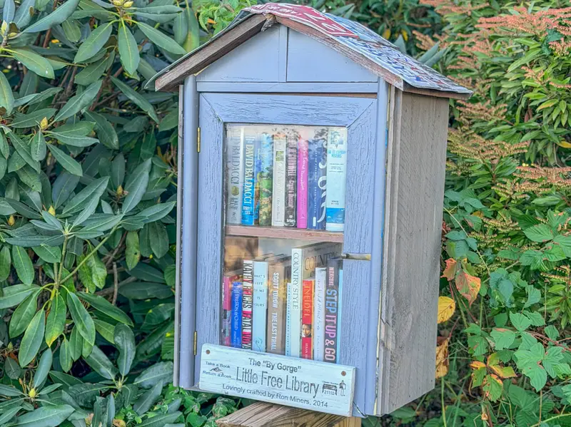 Little free library near the home