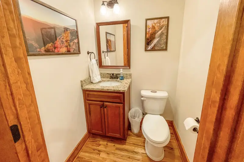 Main-level half bath