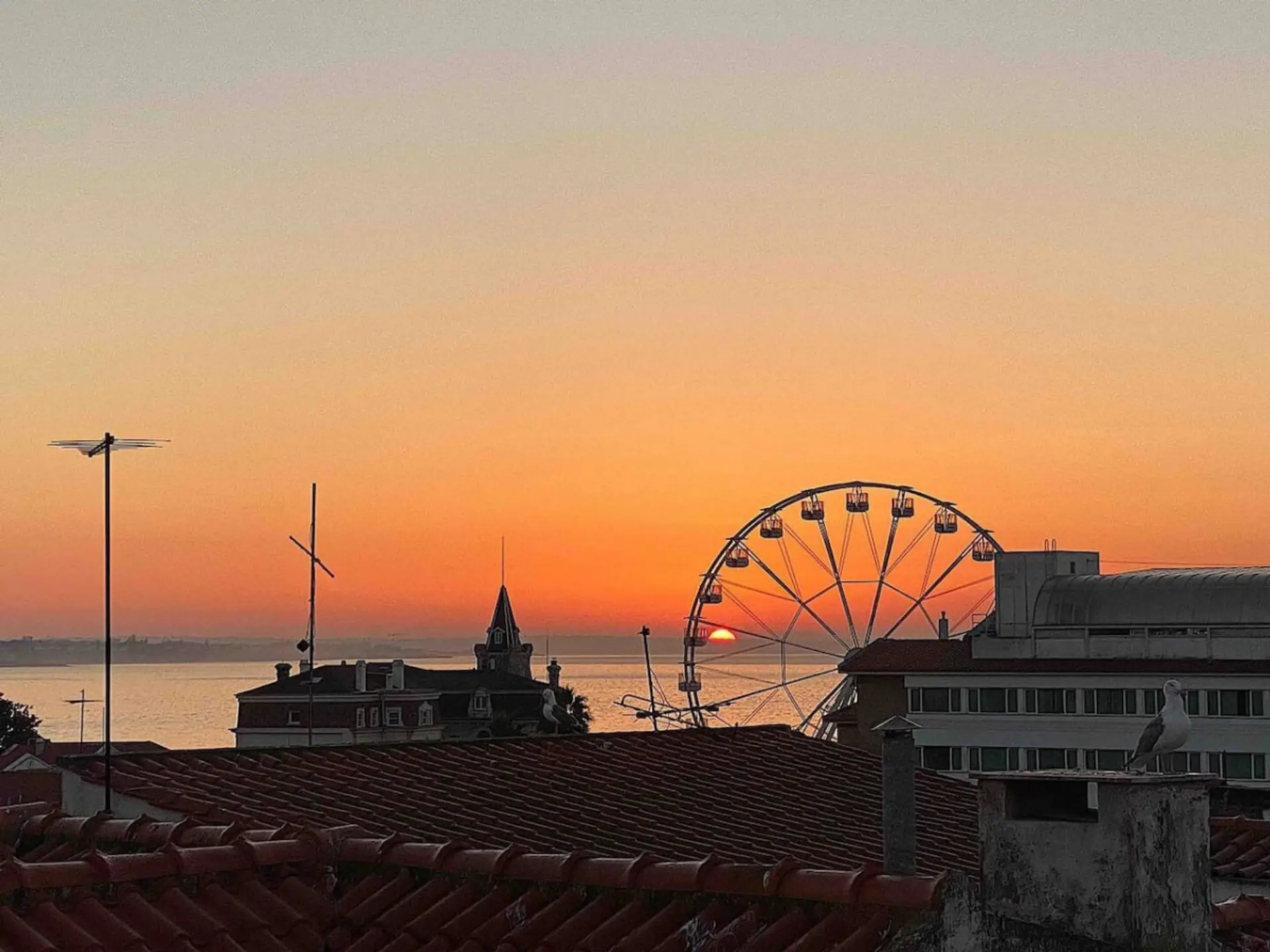 Sunrises are simply spectacular on the Rooftop Terrace!