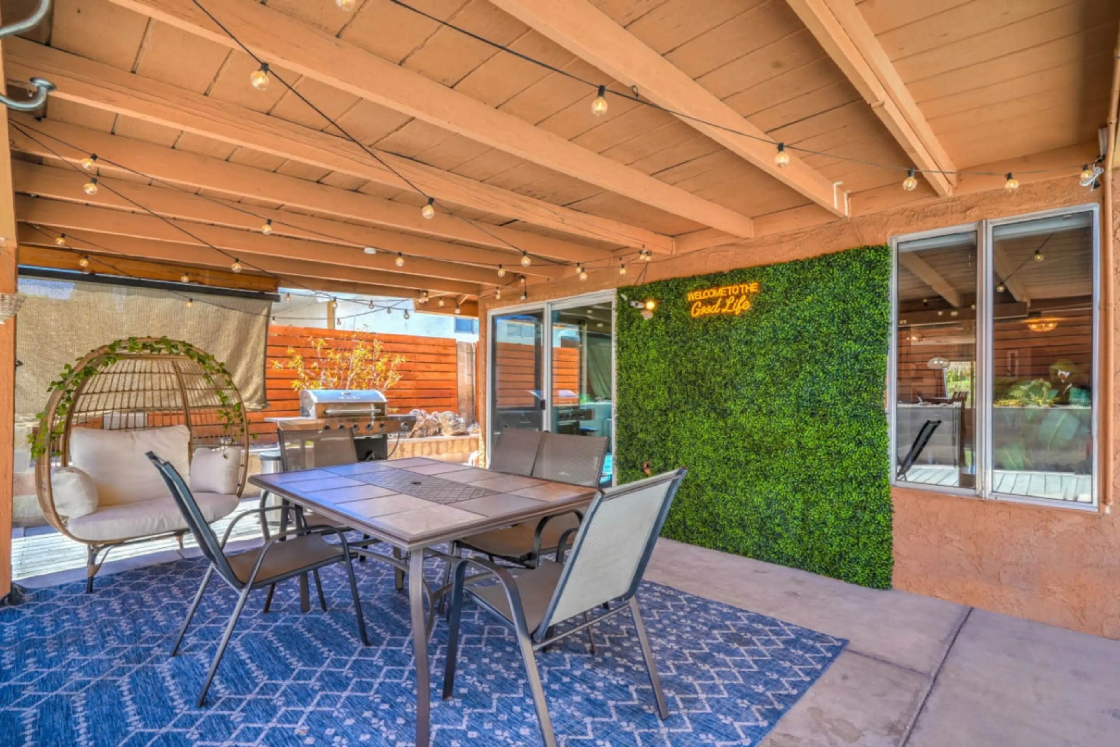 Patio with BBQ and Outdoor Dining
