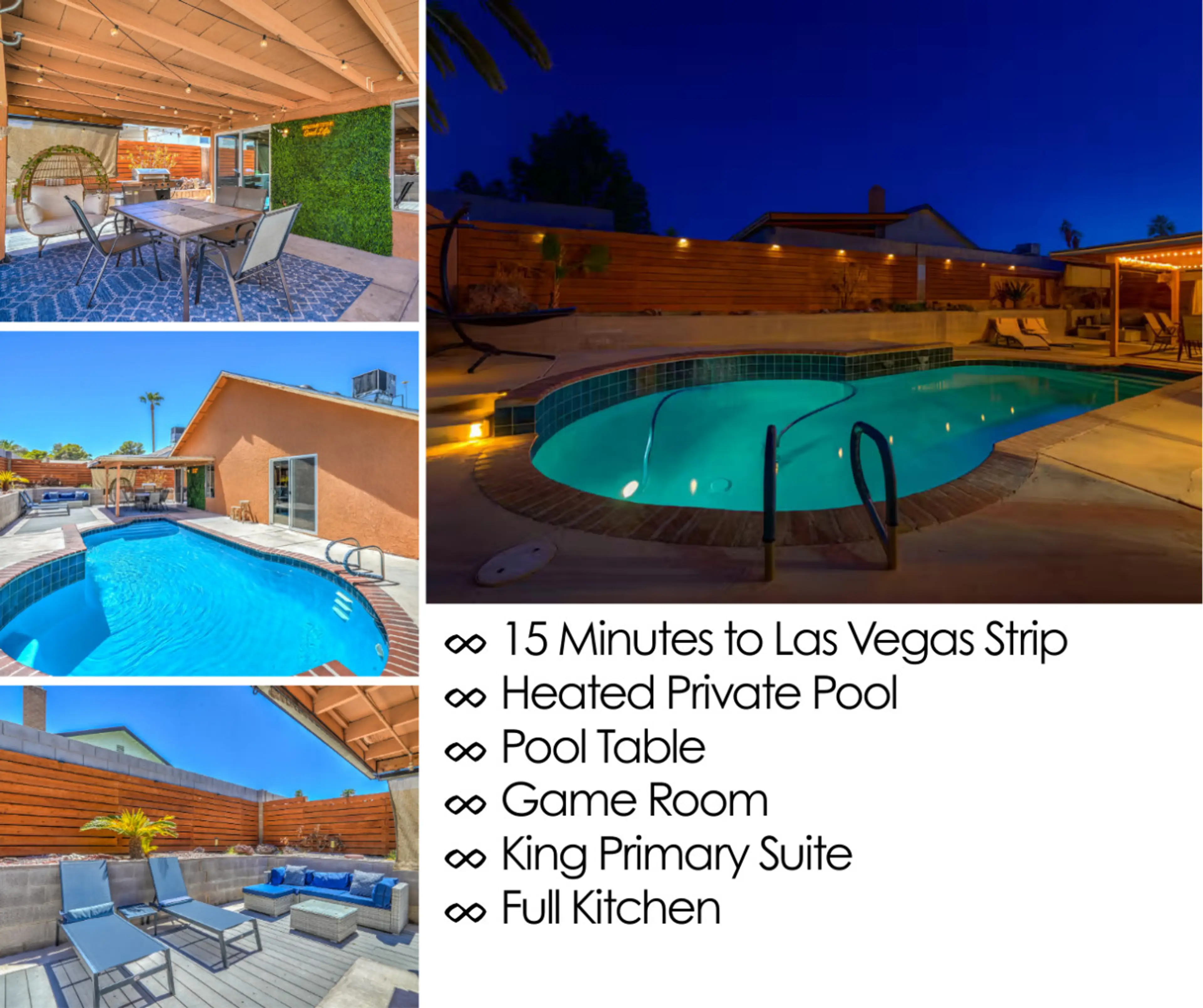ᨖ VEGAS Nights, A Pool Oasis Near the Las Vegas Strip