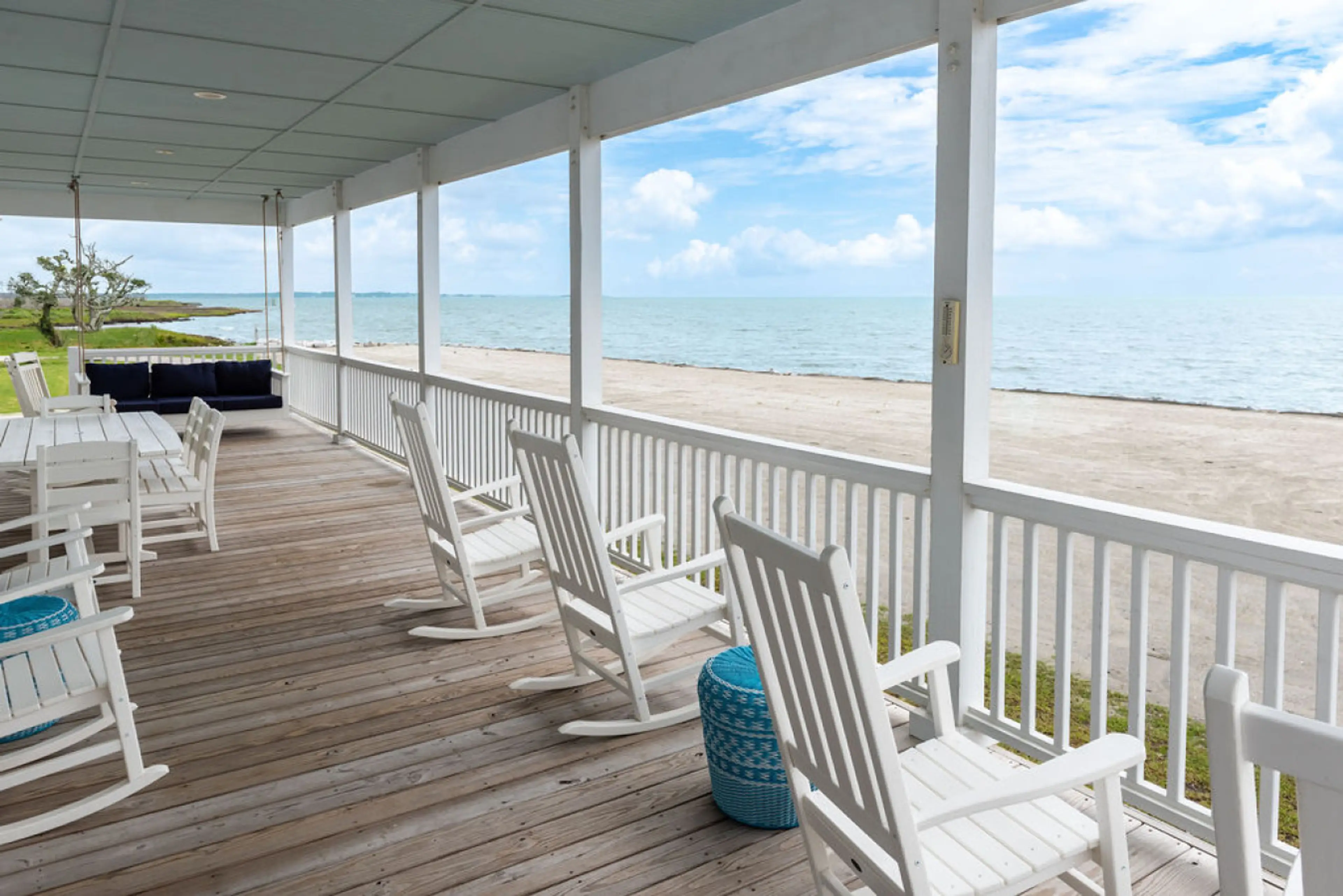 Sound front living with private beach views!