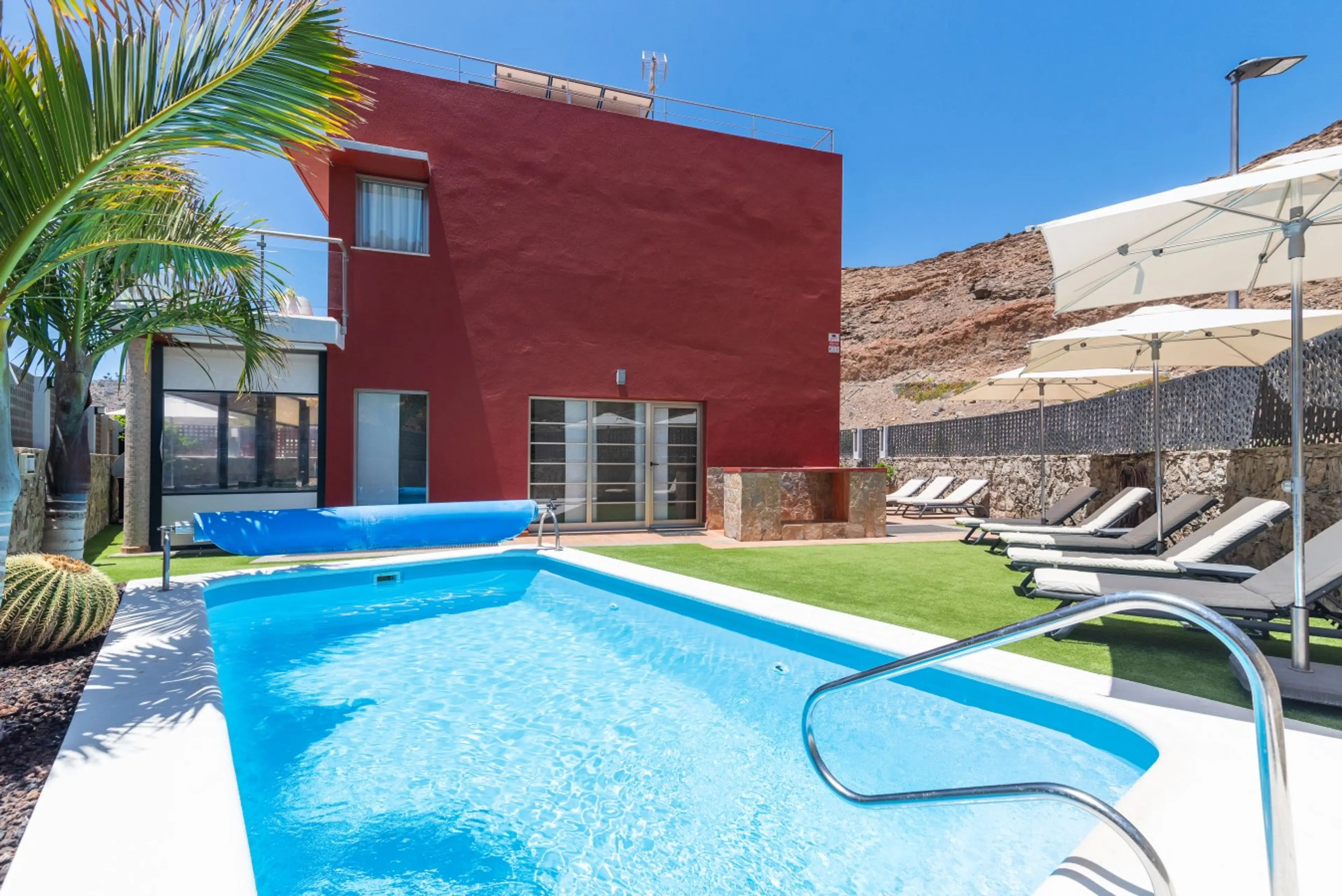 Garden and pool