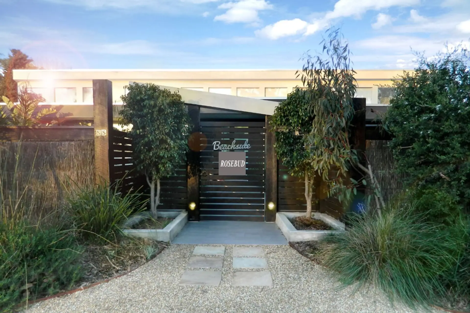 Beachside Pedestrian entrance gate.