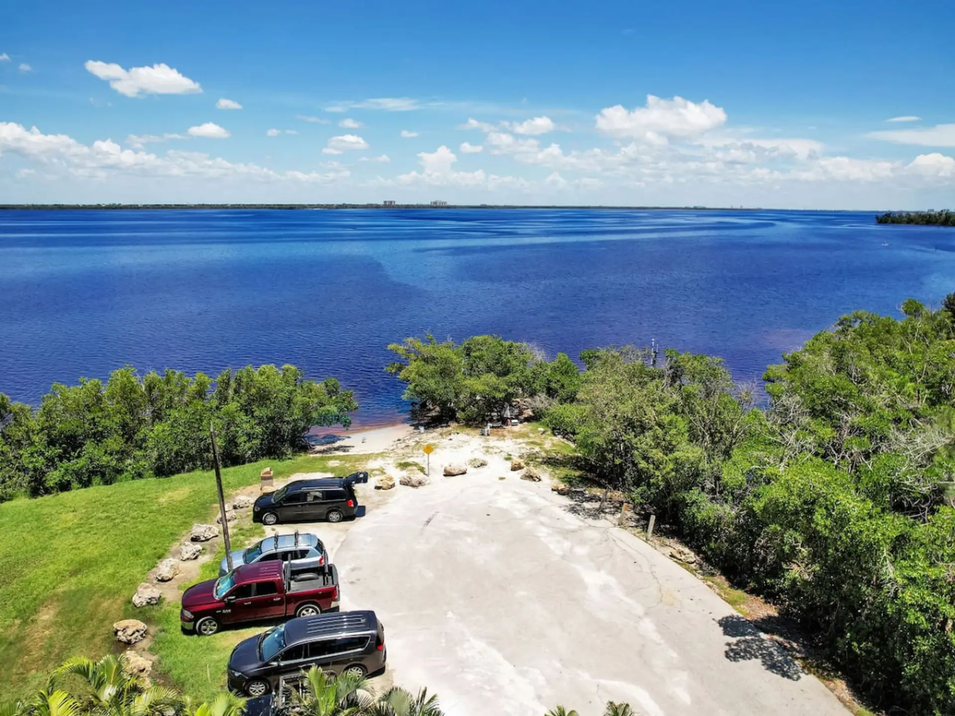 Close access to a kayak launch and fishing spot