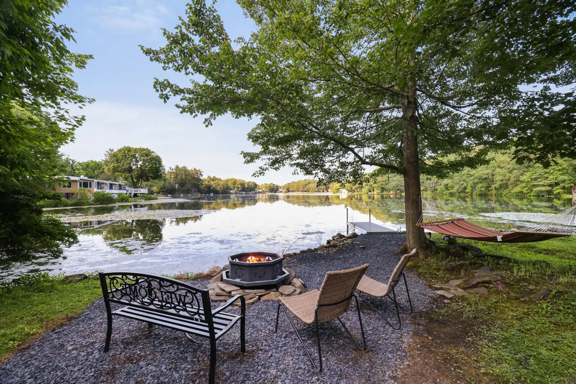 Relax by the waterside