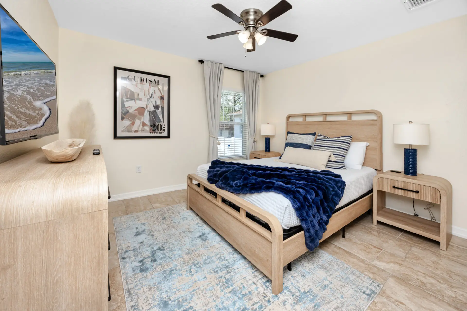 Beautifully decorated king room