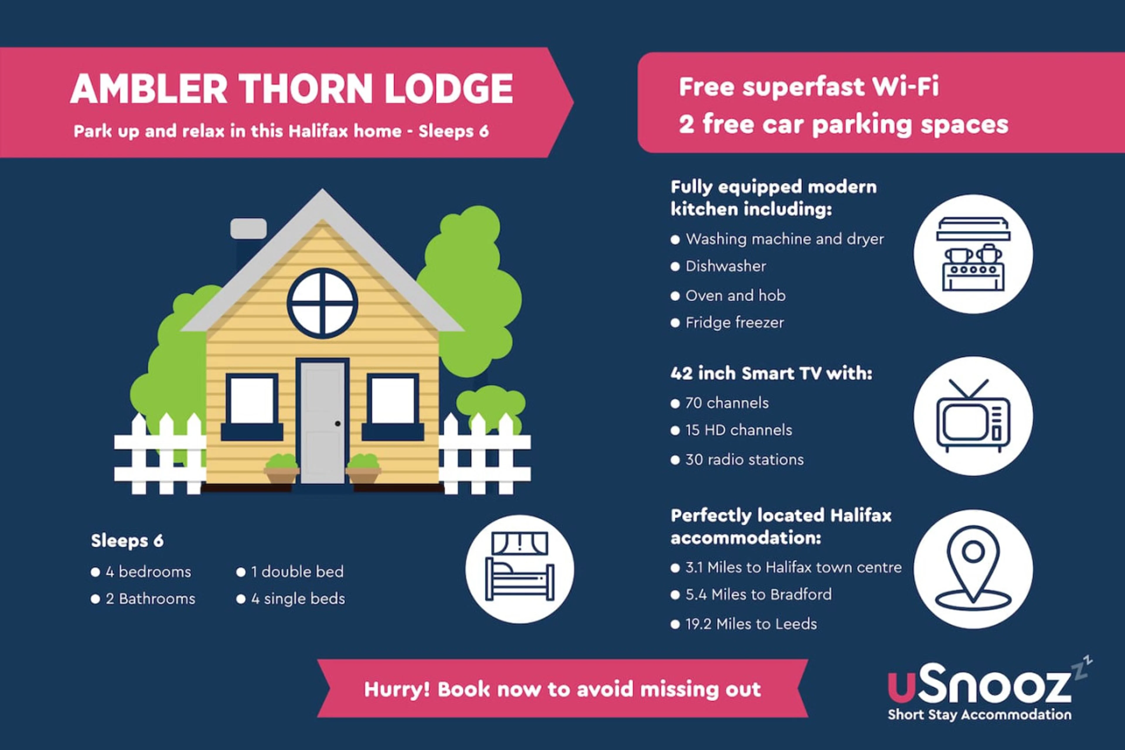 Ambler Thorn →Halifax 10mins | Family Friendly | Pets OK - View 5