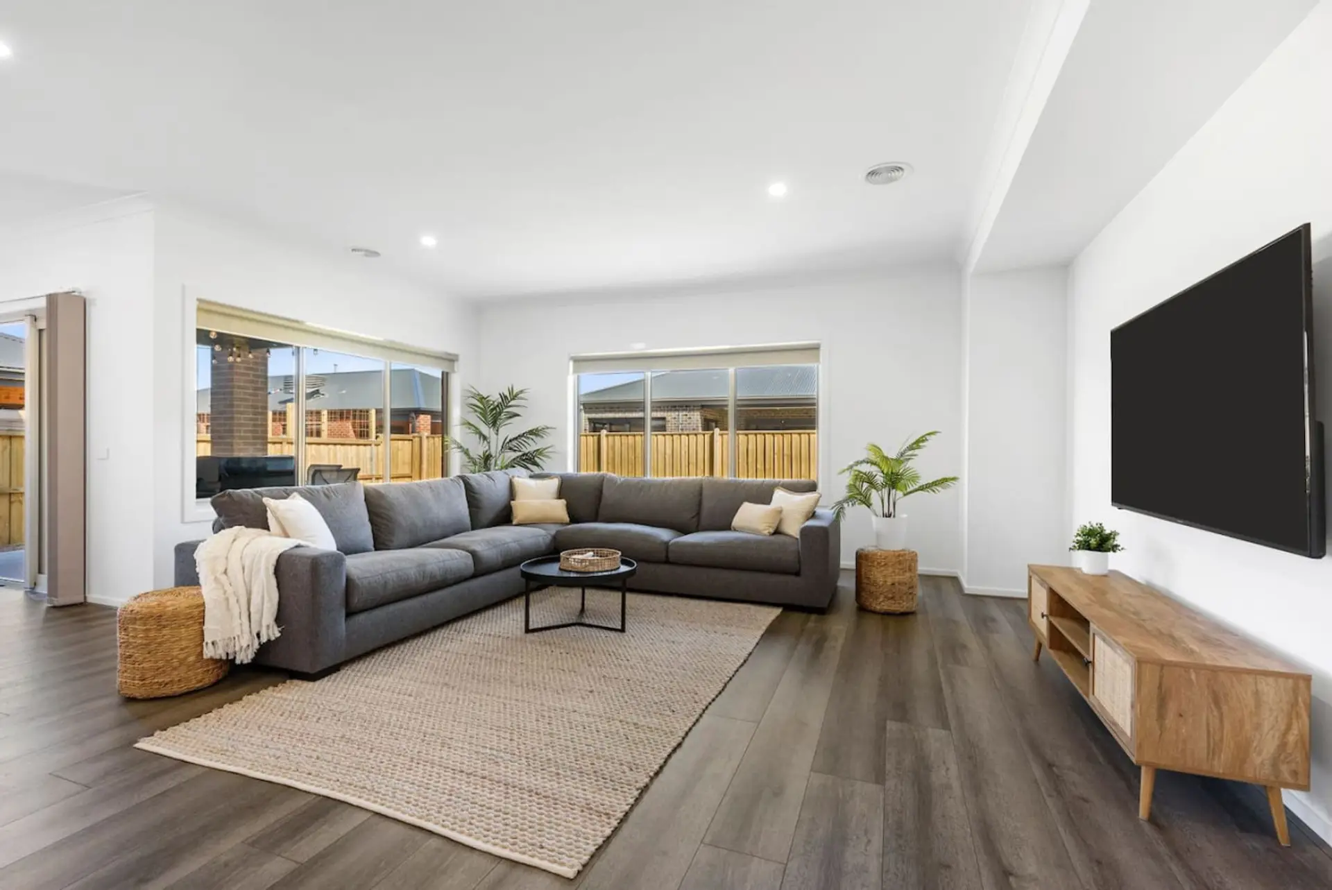 Spacious living area for comfort and relaxation.