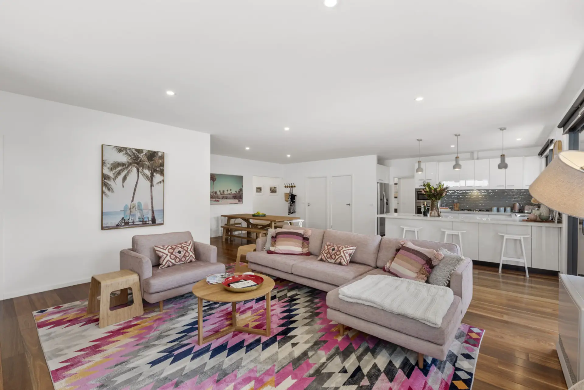 Comfortable living area with stylish furnishings and cozy seating