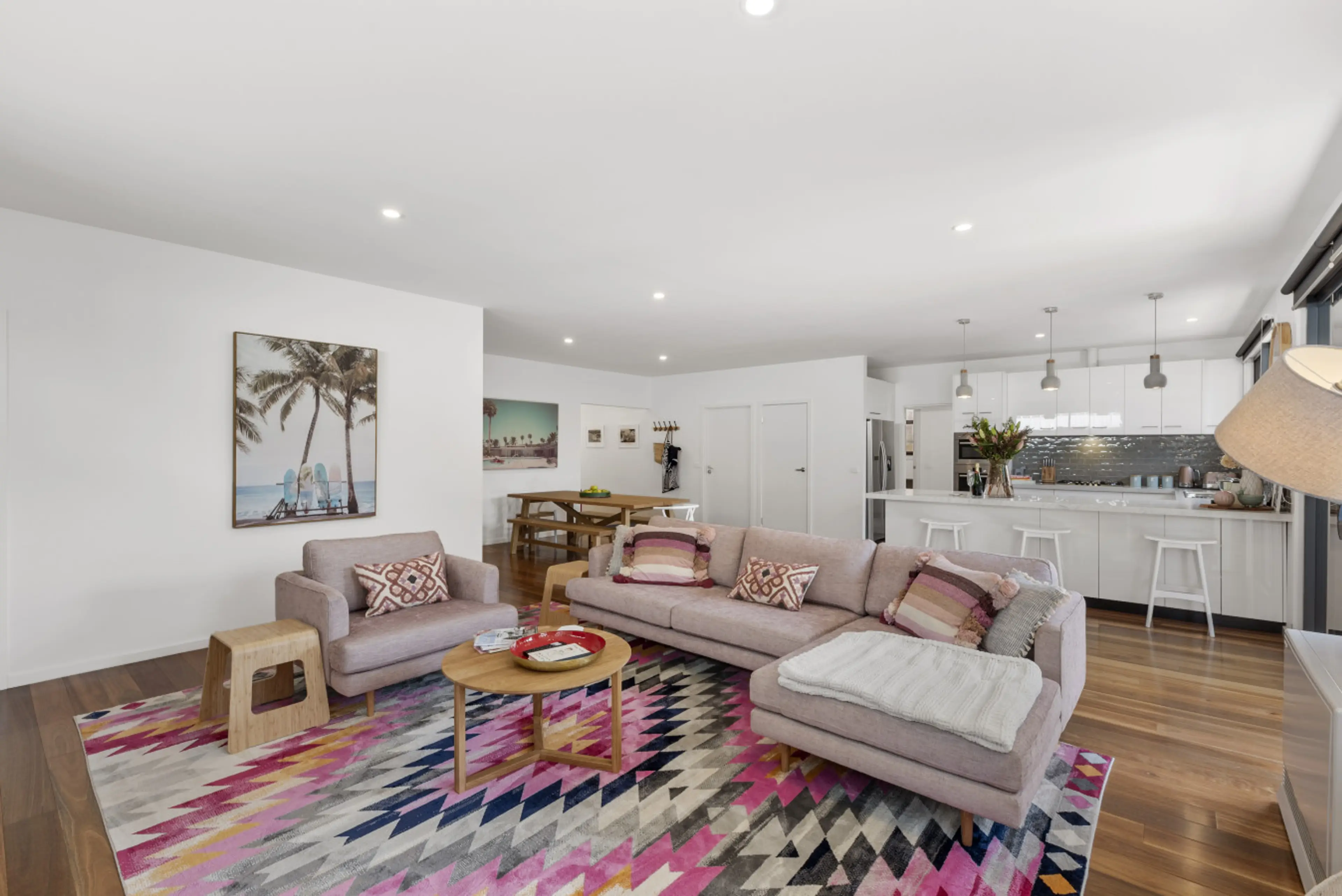 Comfortable living area with stylish furnishings and cozy seating