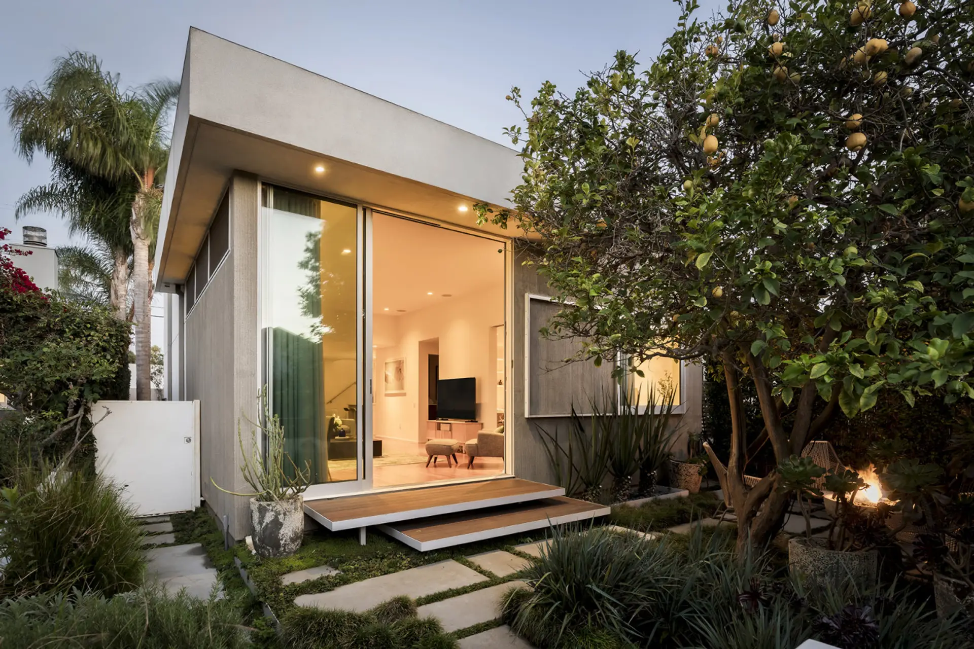 A sneak peek of the house’s charming exterior.