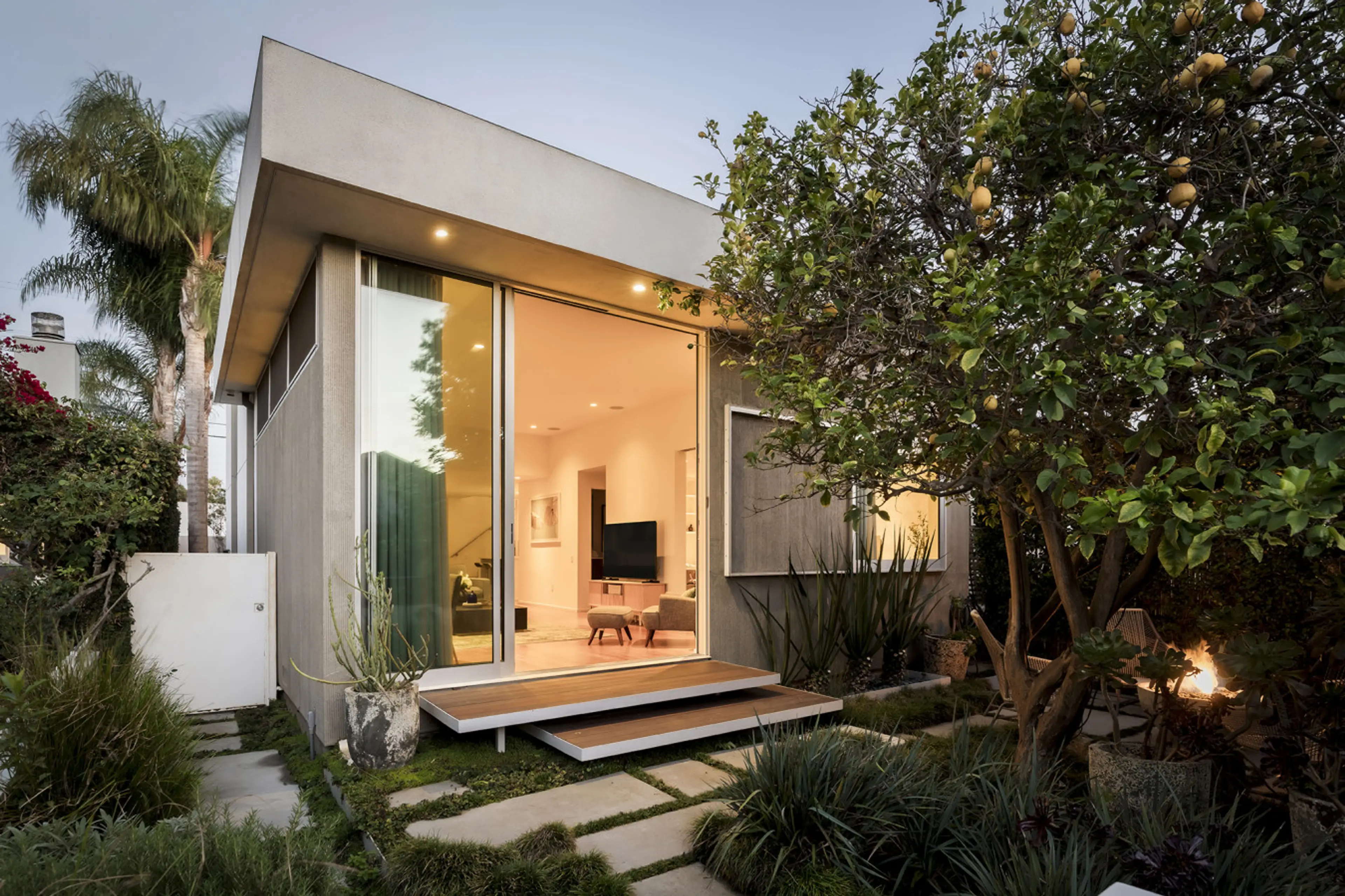 A sneak peek of the house’s charming exterior.