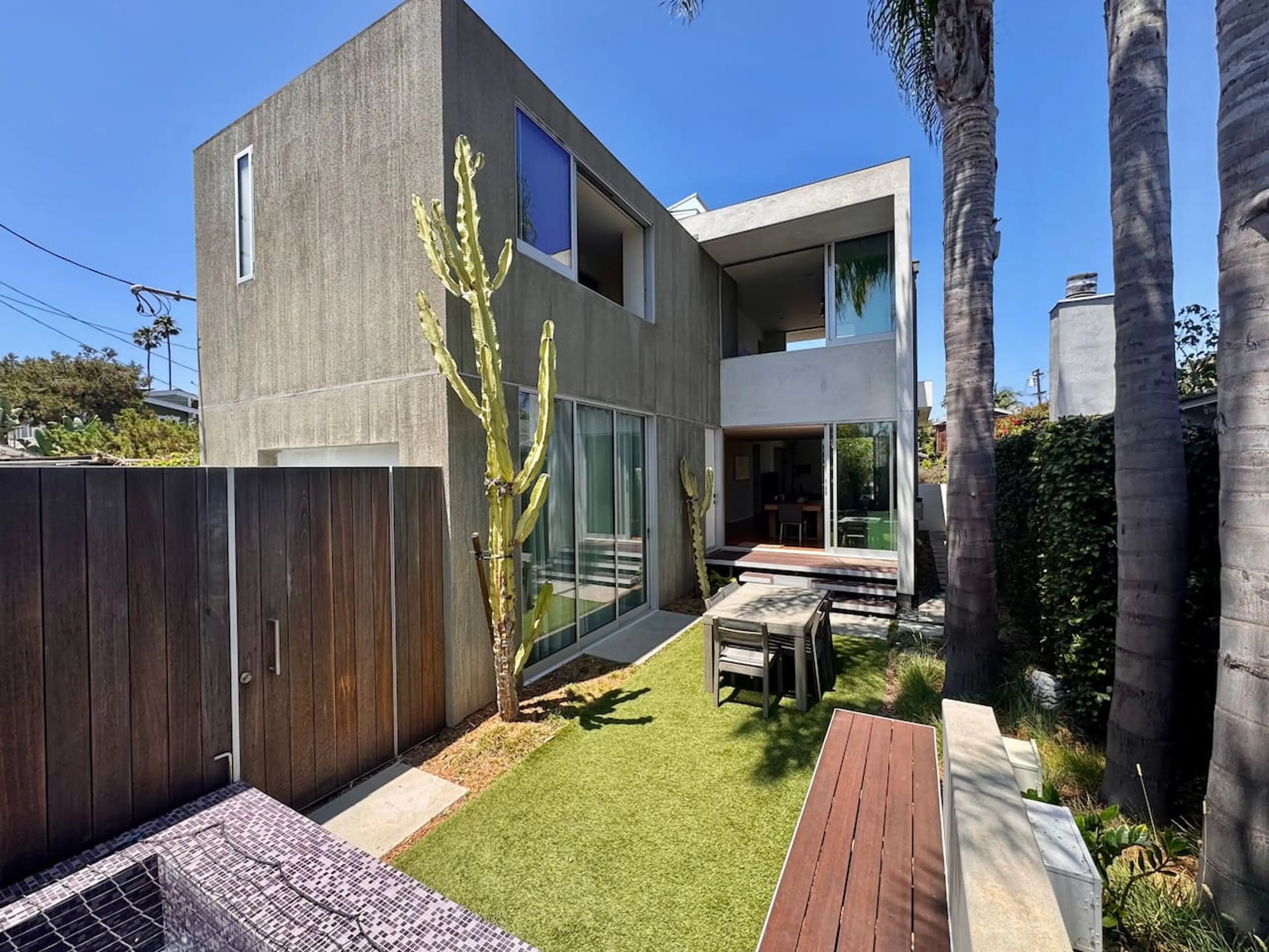Private modern retreat with sunny outdoor space