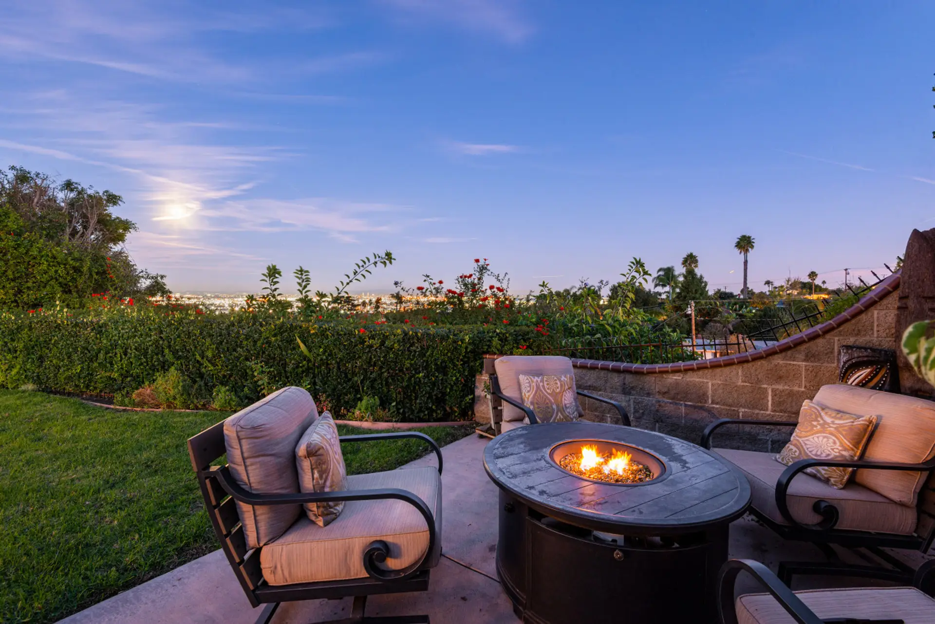 Evenings come alive around the firepit — perfect for stargazing, conversation, and unwinding together.
